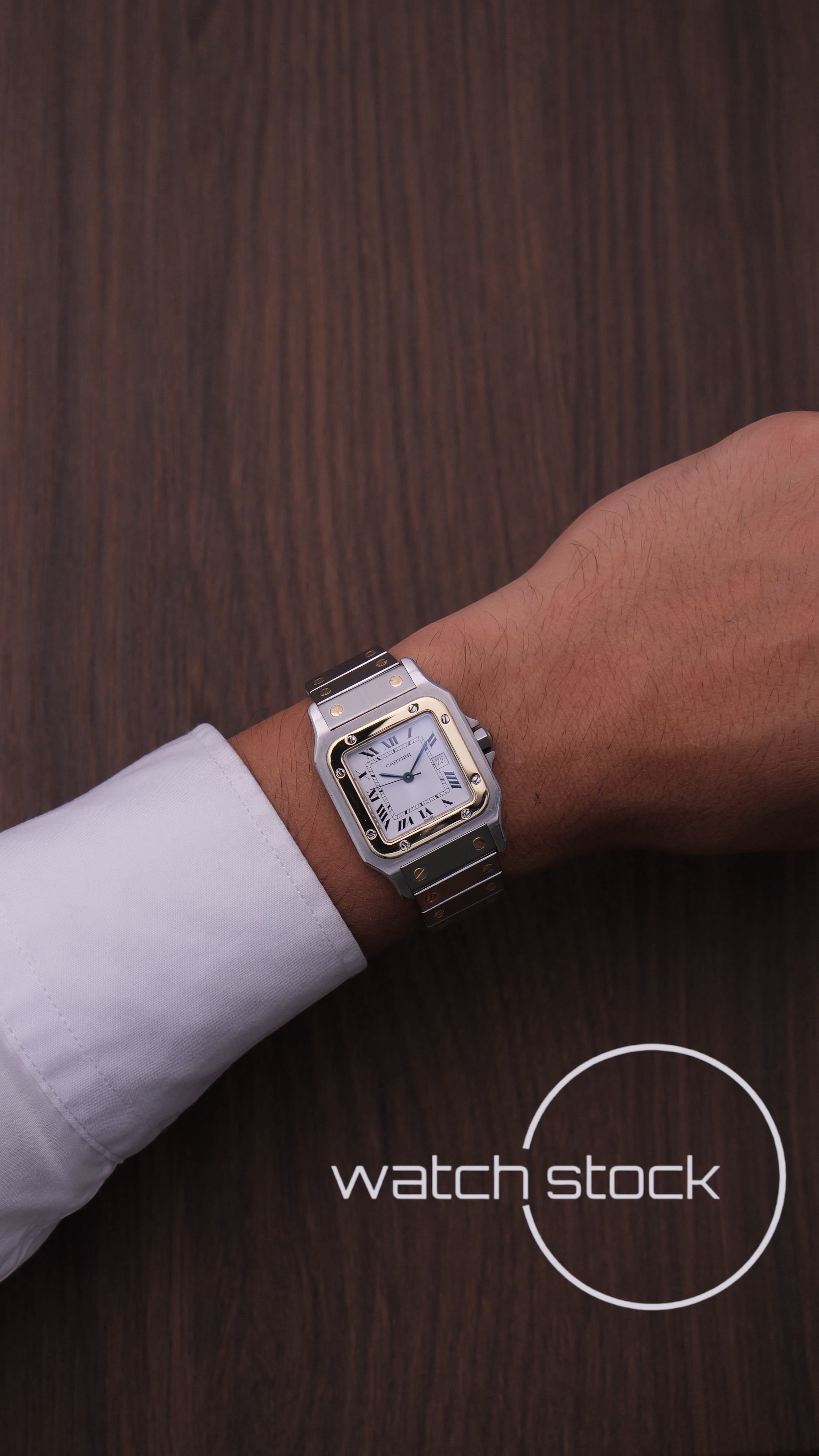 Cartier santos carré CHIUSURA A SCOMPARSA ref.2961 Automatic vintage 29x41mm
