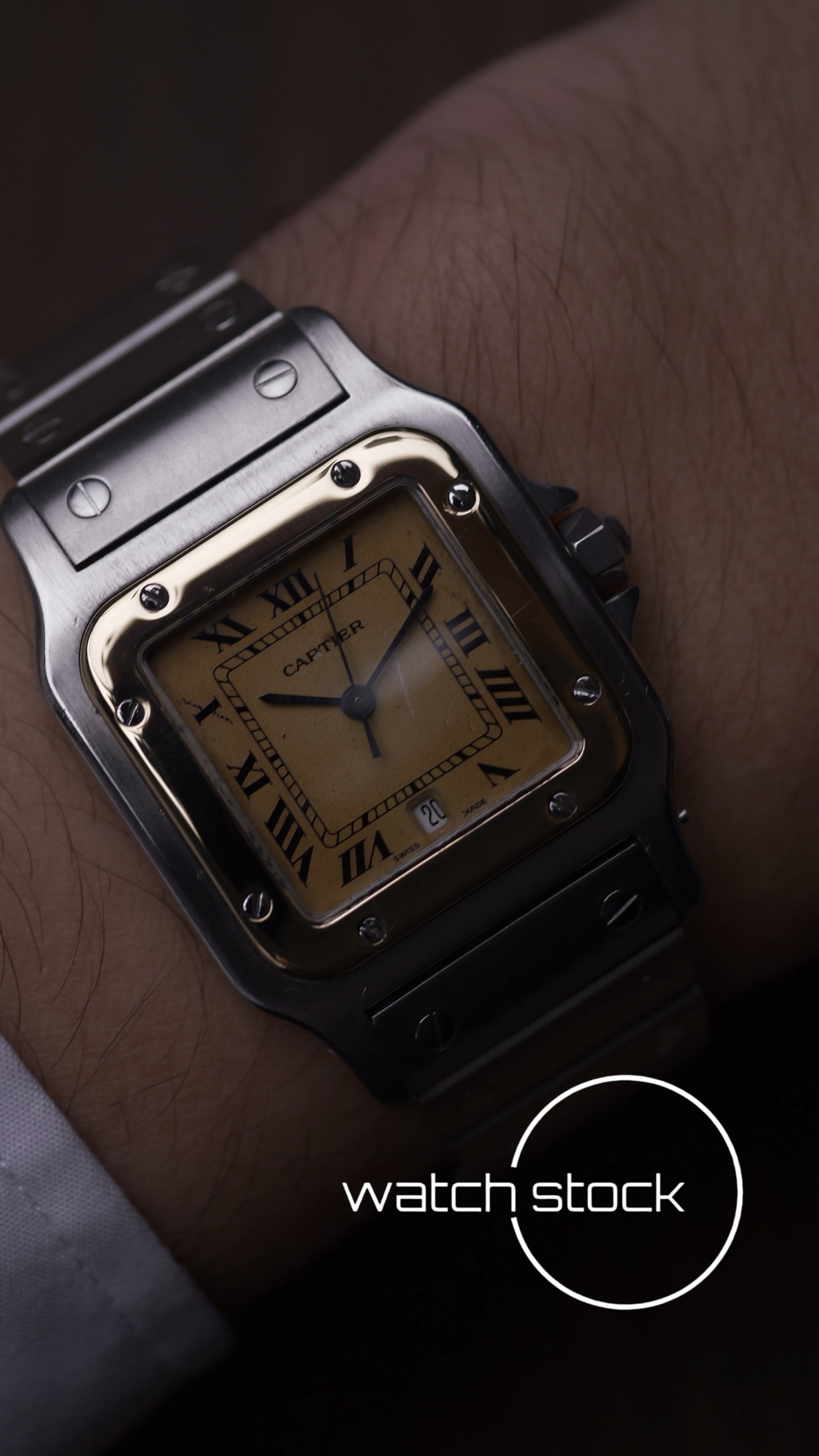 Cartier santos galbee 29x41mm Ref. 187901