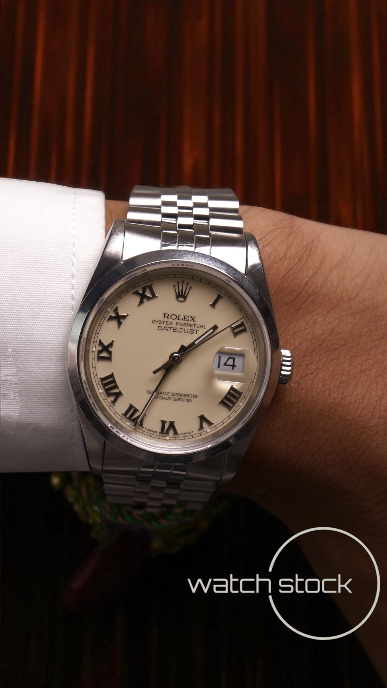 Rolex datejust 36mm ref.16200 with paper  cream dial