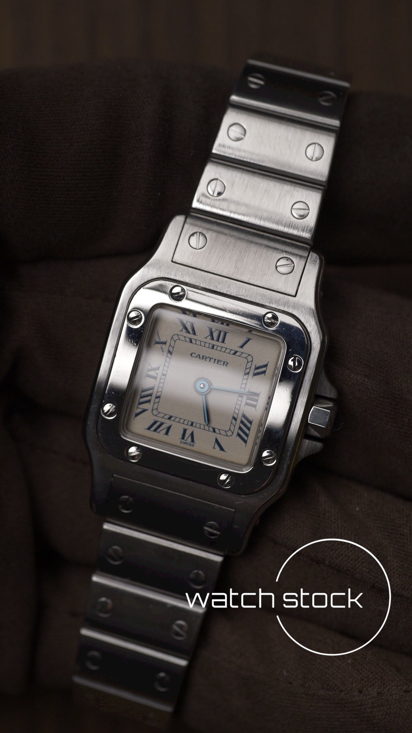 Cartier santos galbee lady quartz 24x35mm ref.1565 FULL SET