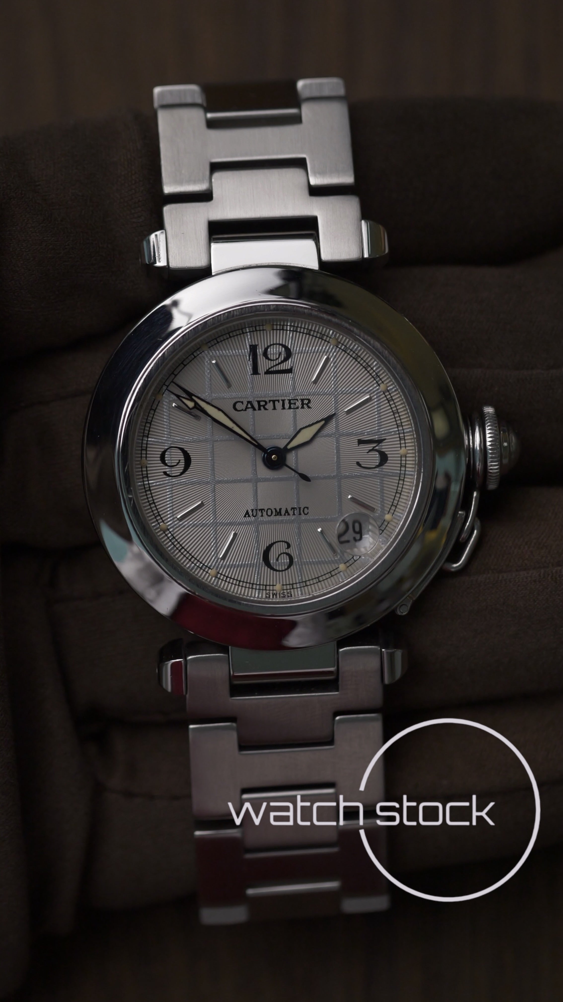 Cartier Pasha Automatic 35mm ref.2324 Grey dial