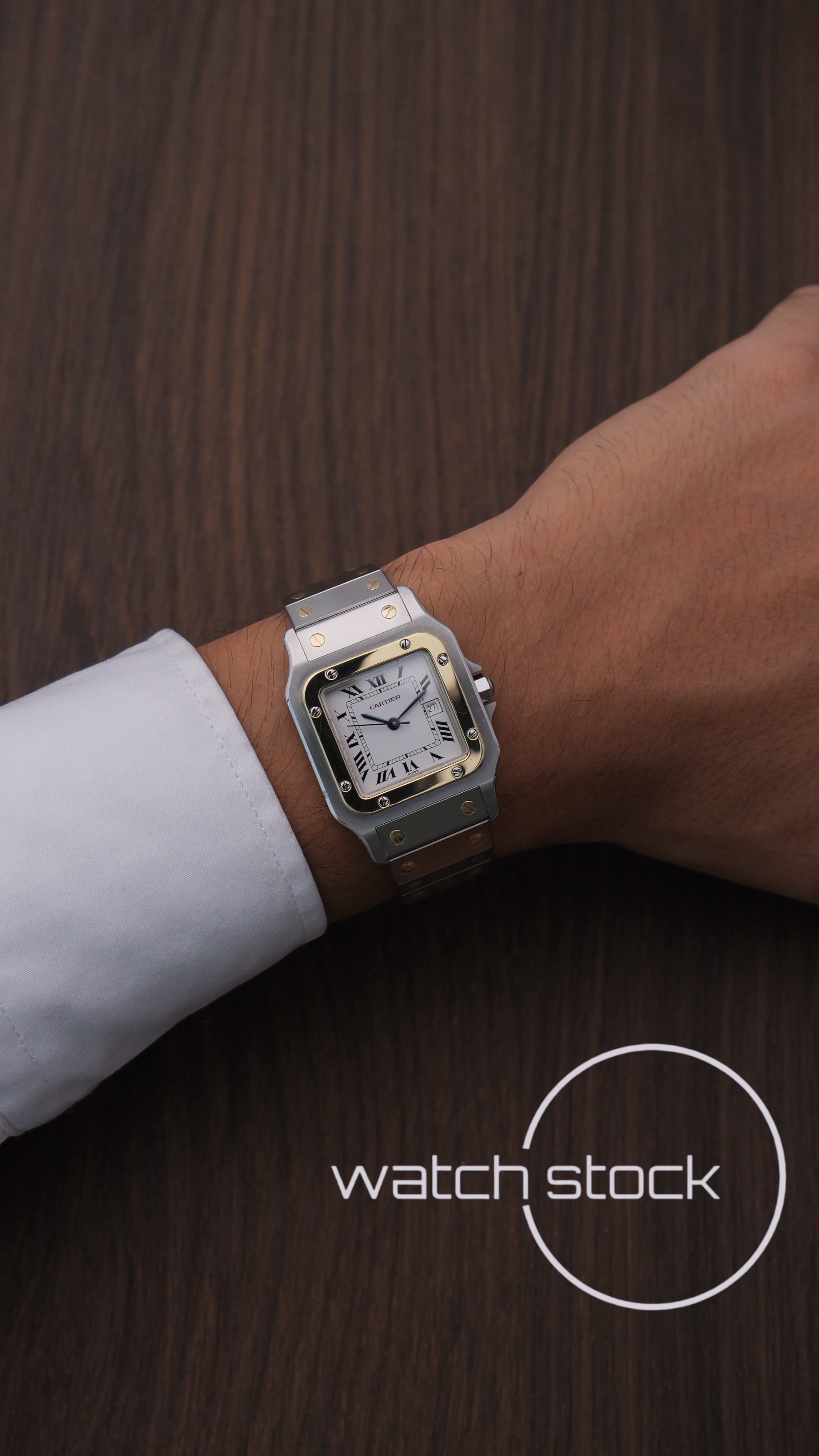 Cartier santos carré ref.2961 Automatic vintage 29x41mm