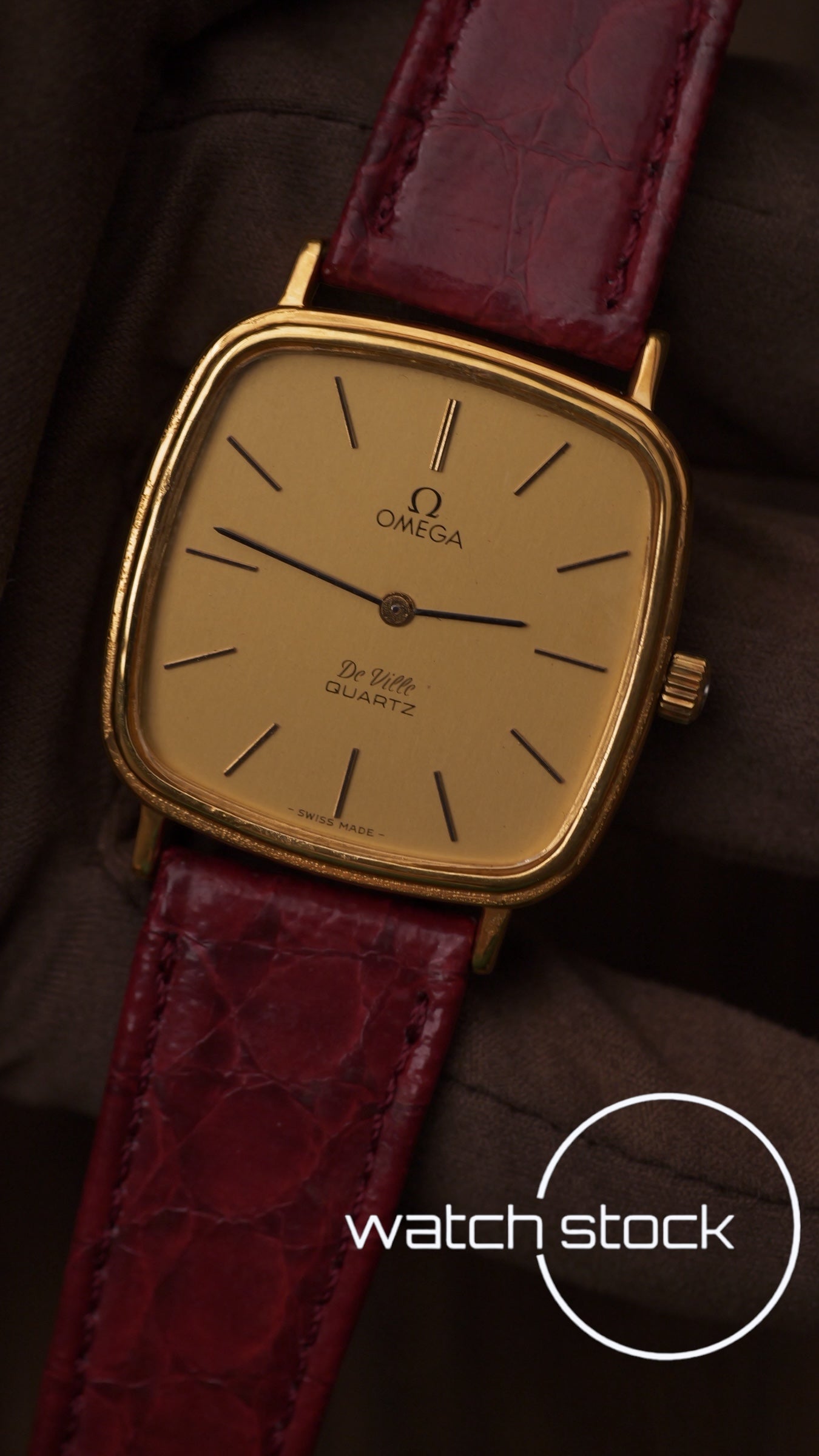 Omega De ville vintage 34mm placcato oro