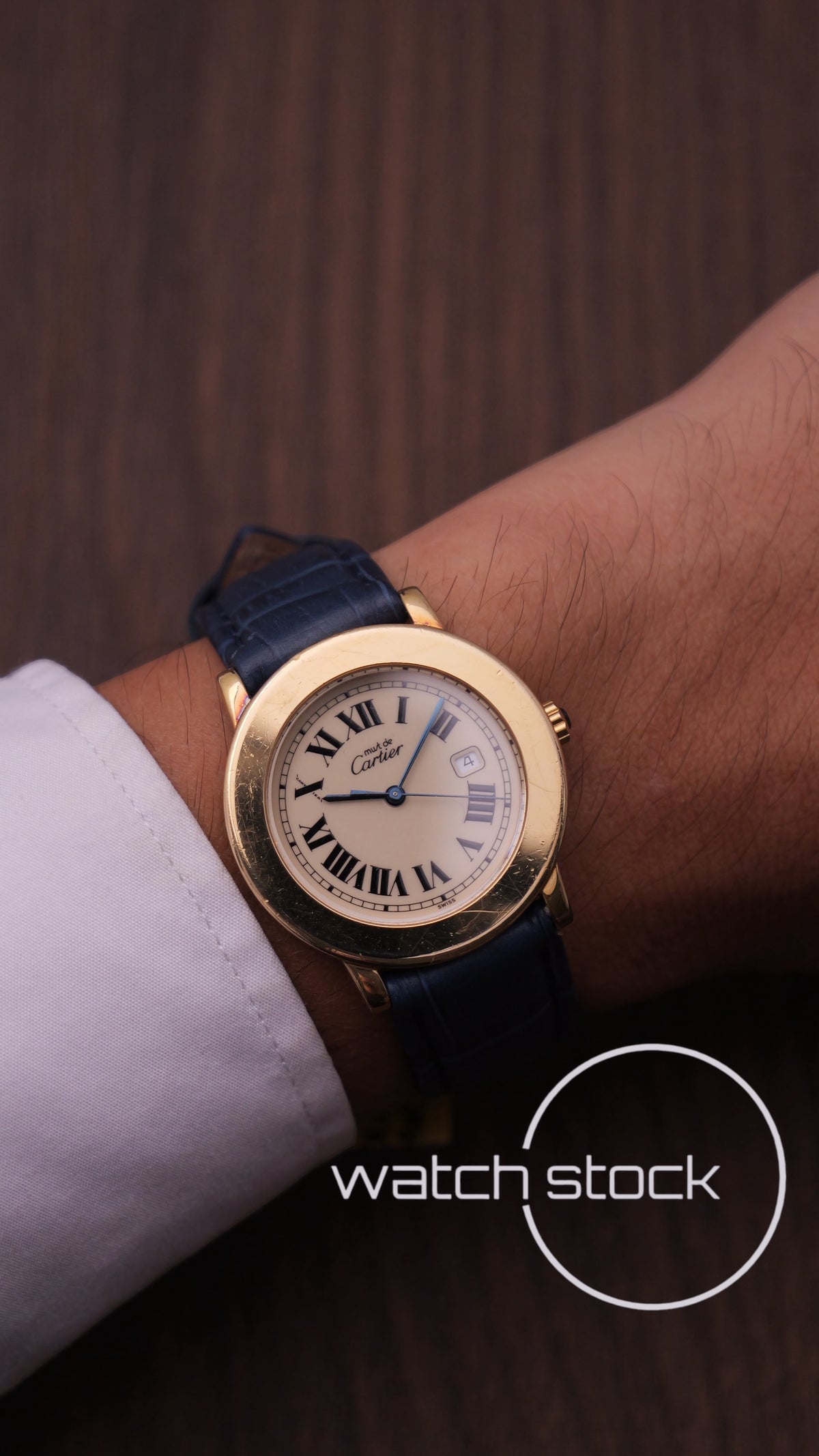 Cartier ronde vintage 33mm Swiss Only