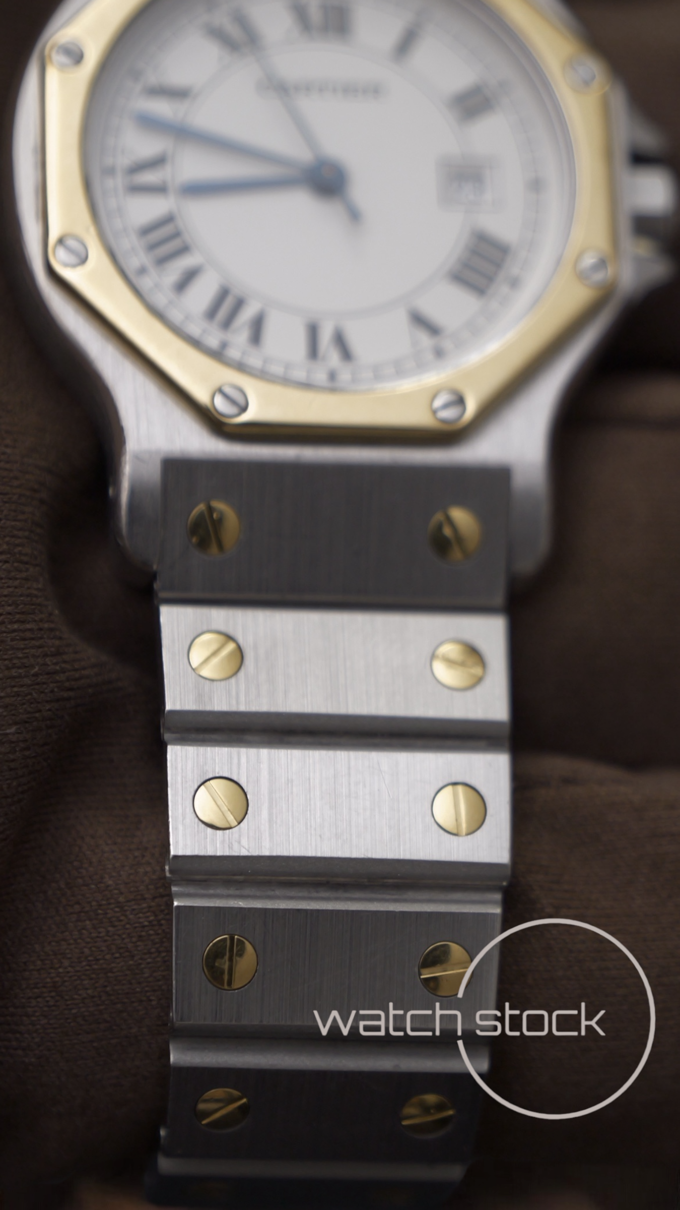 Cartier santos Octagon FULL SET 30mm (Large) men santos de cartier 2966 Automatic