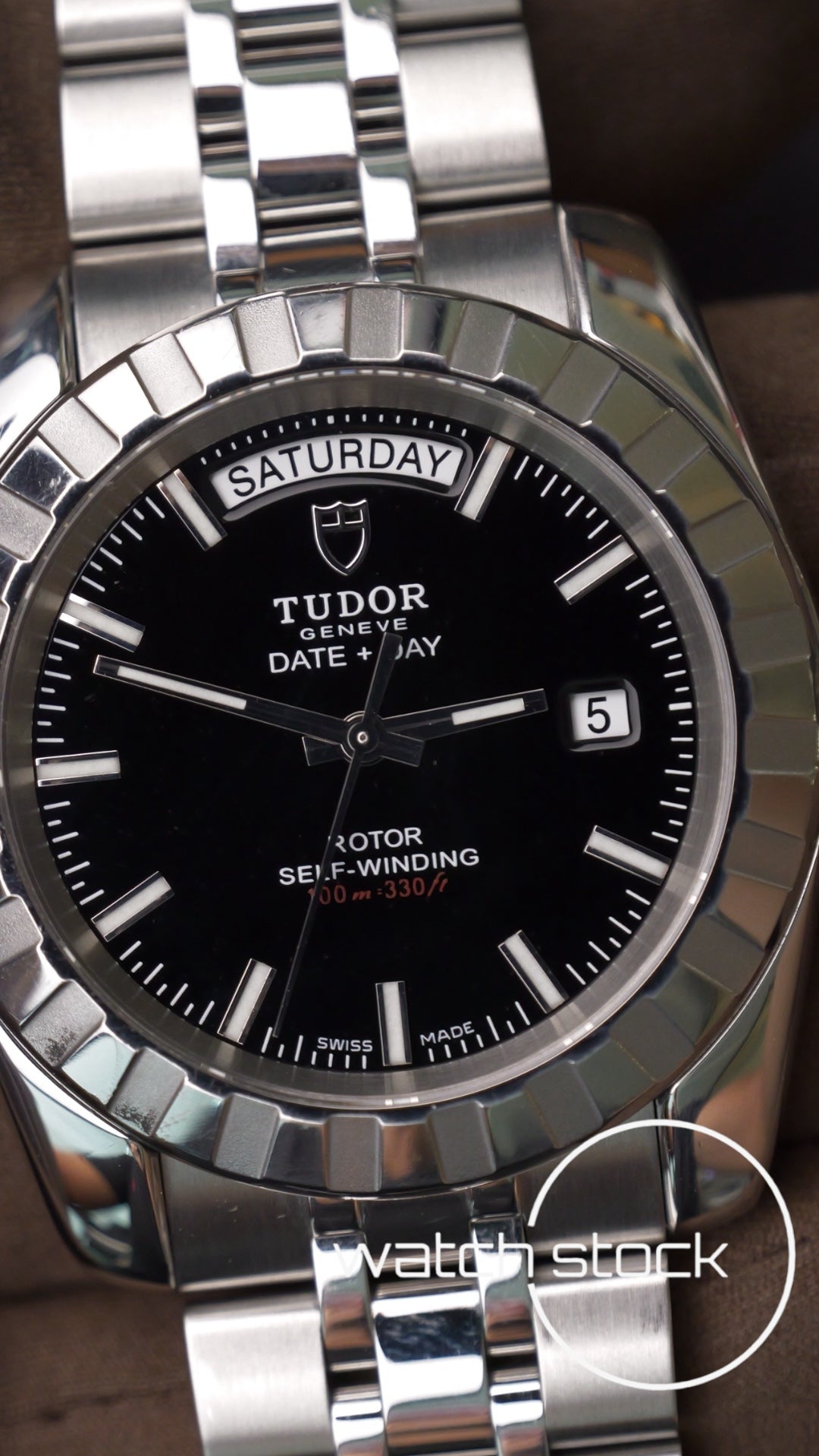 Tudor date+day automatic 39 mm ref 23010 anno 2007