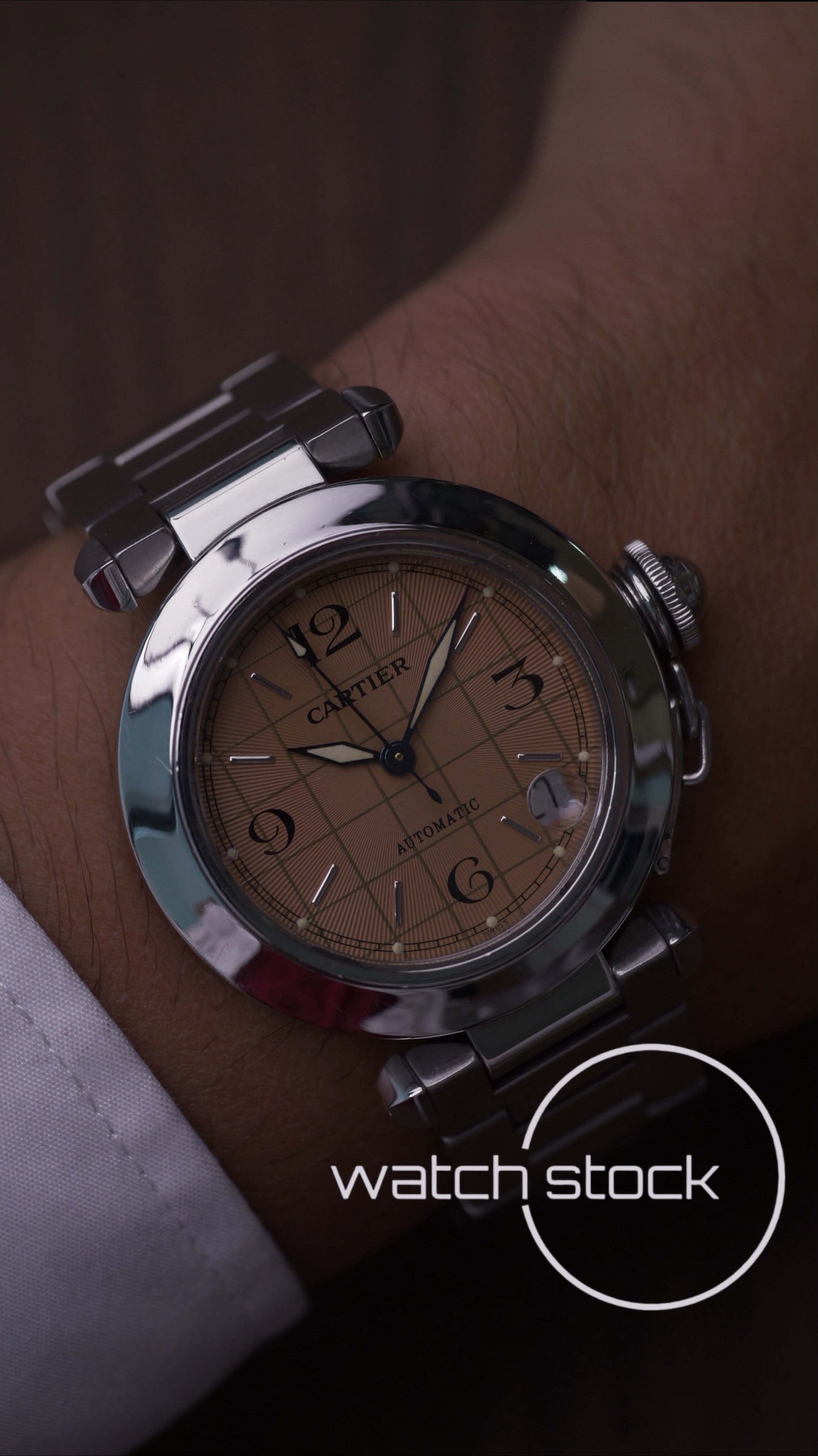 Cartier Pasha Automatic 35mm ref.2324 Salmon Dial