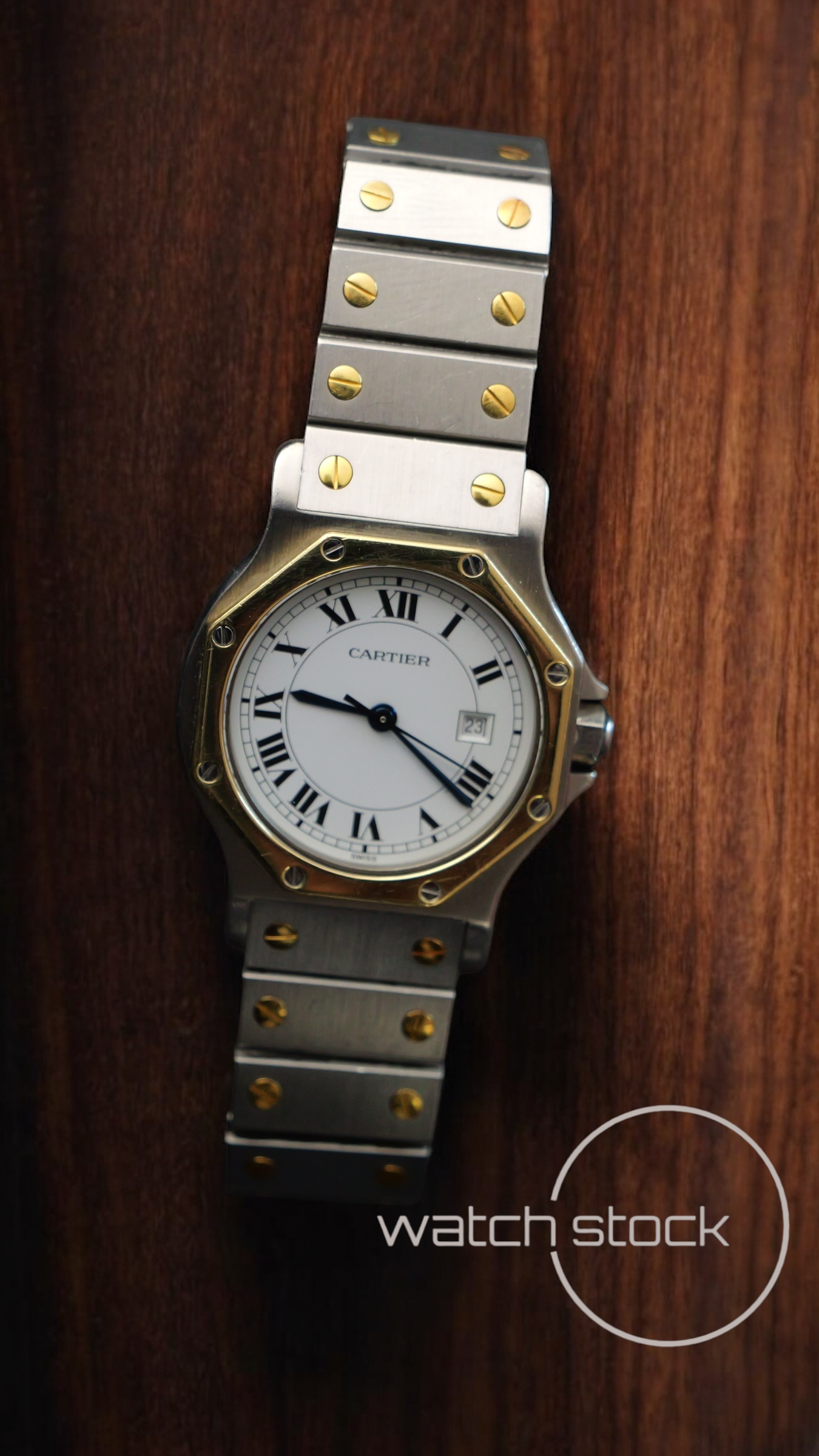 Cartier santos Octagon 30mm (Large) men santos de cartier 2966 Automatic