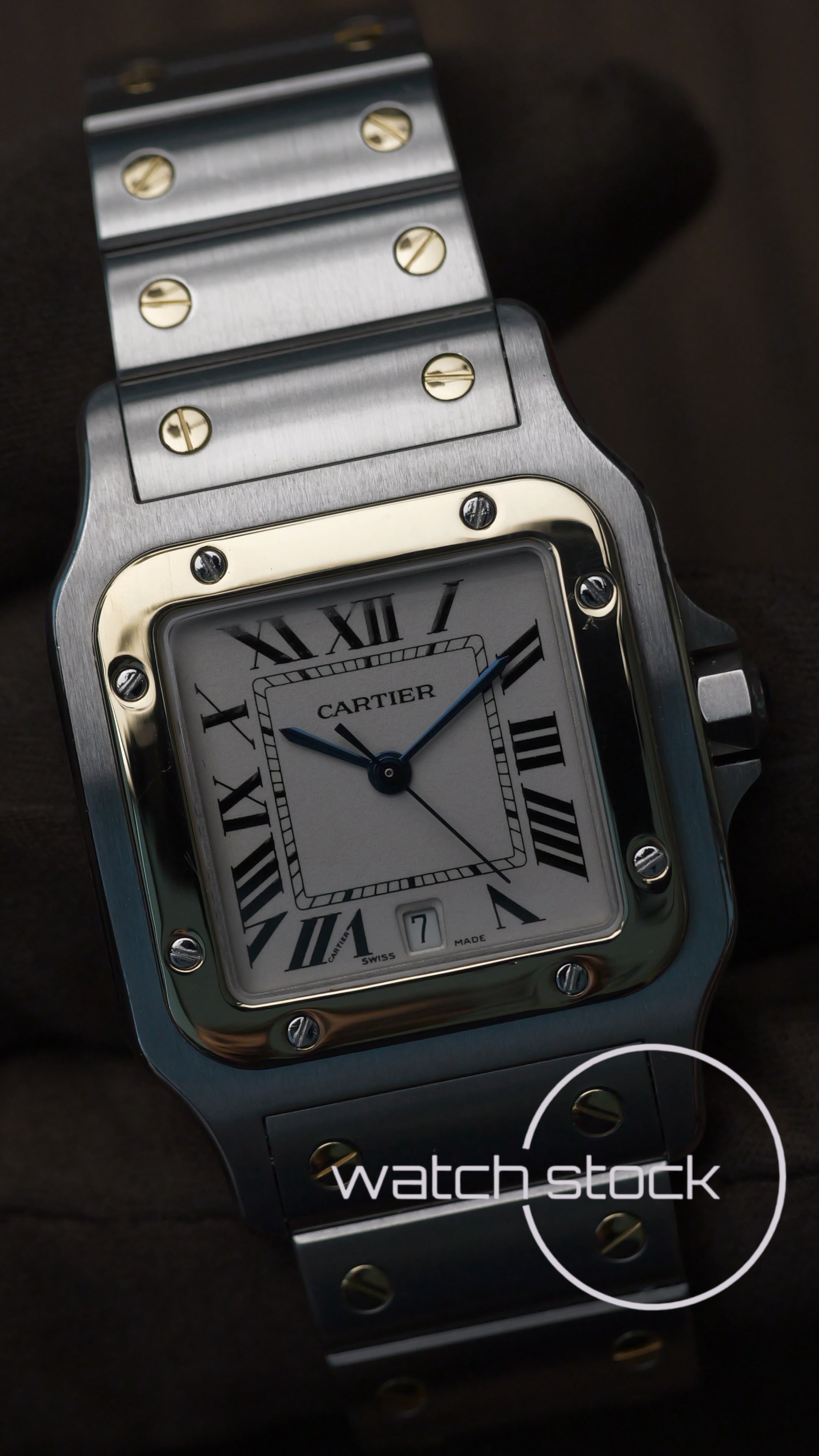 Cartier santos galbee 29x41mm Ref. 1566 Full Set