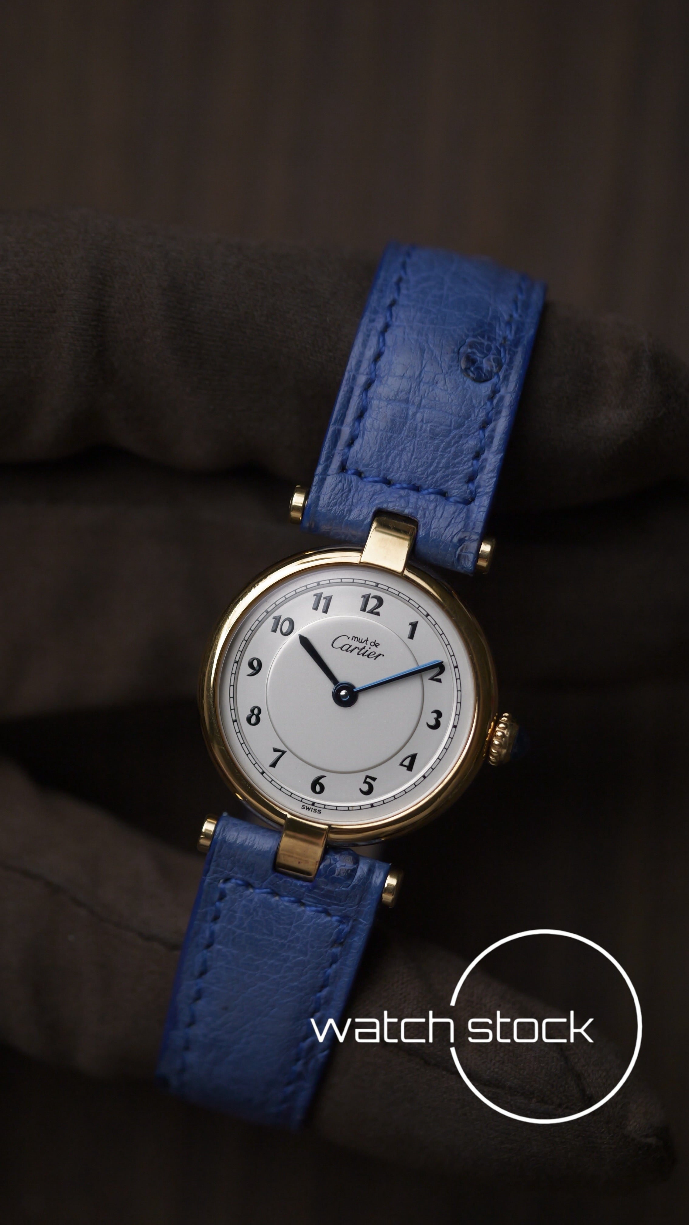 Cartier Vendome 24mm ref. 590004 lady FULL SET 1992