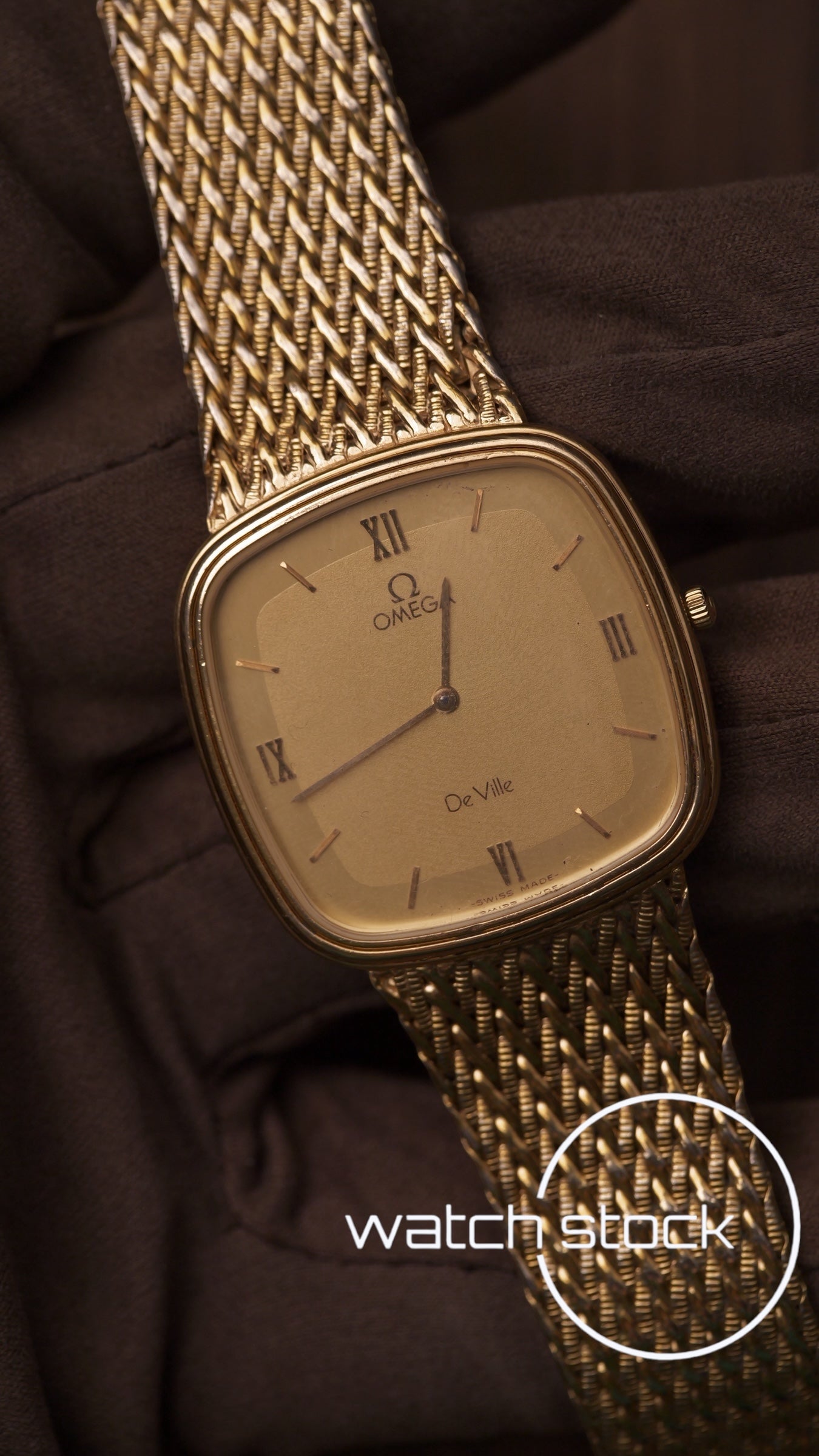 Omega De ville vintage 34mm placcato oro