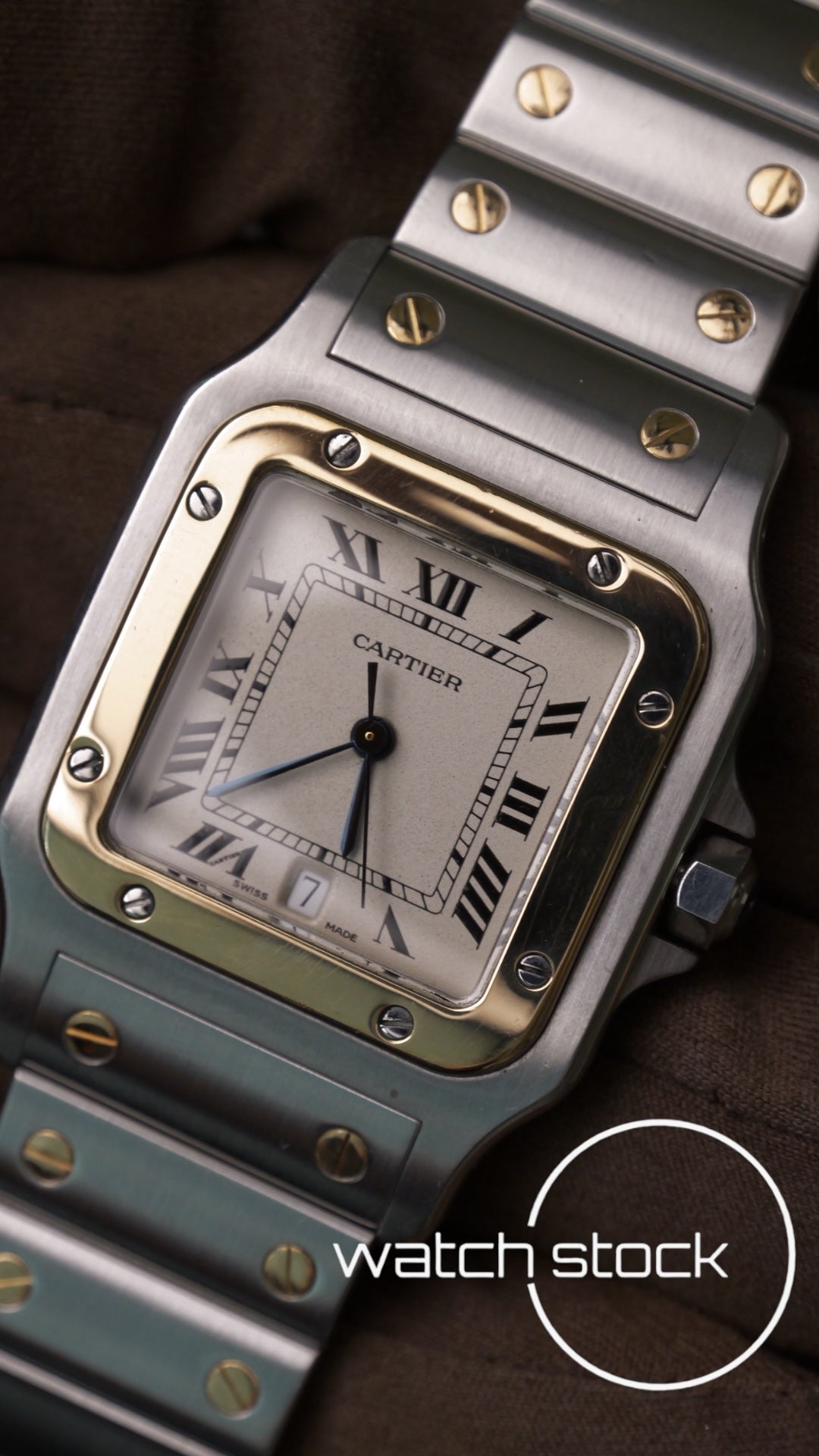 Cartier Santos Galbée 41x29 ref187901 anno 1990