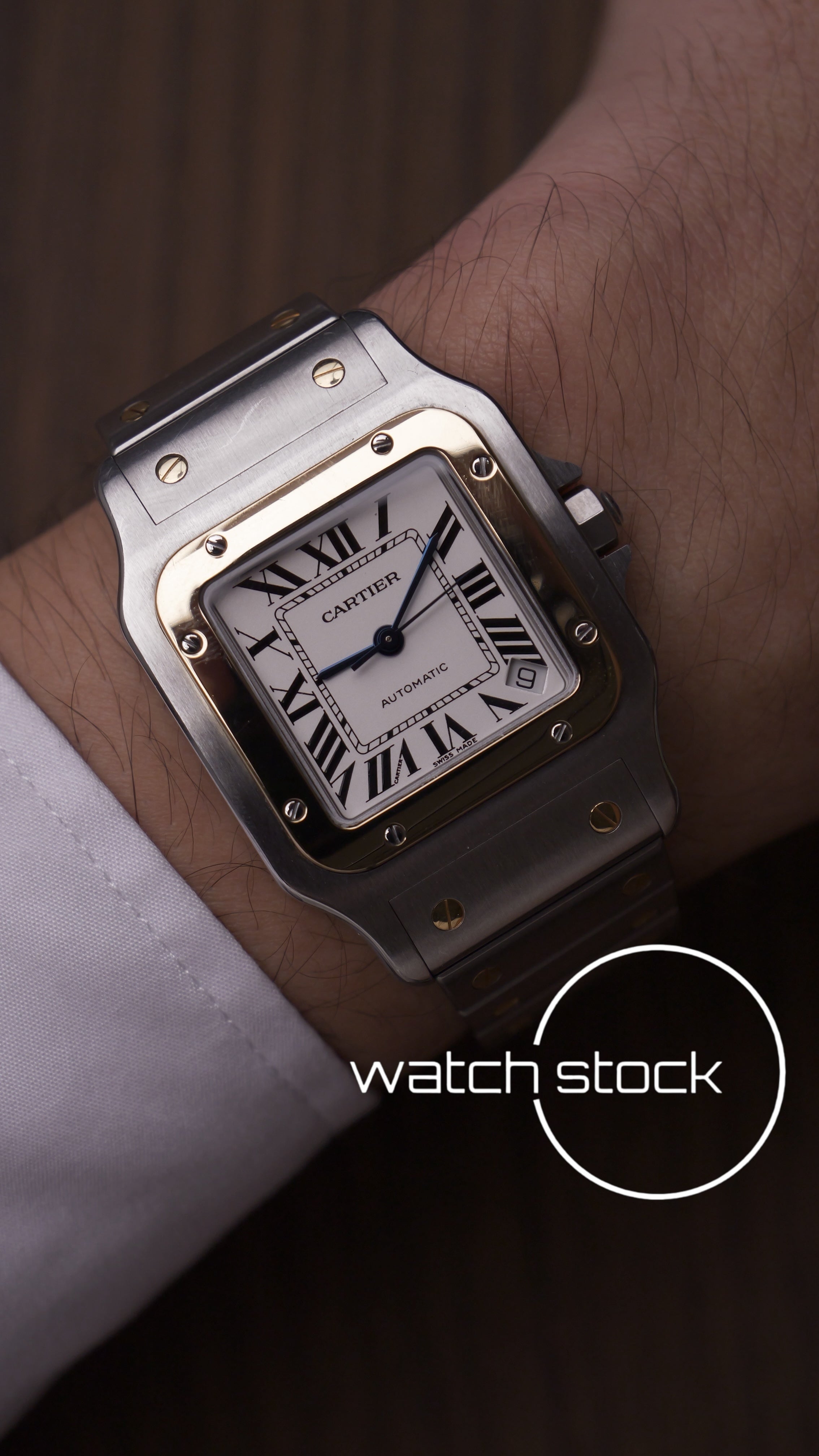 Cartier santos galbee XL gold steal ref.2823 Automatic 32x45mm