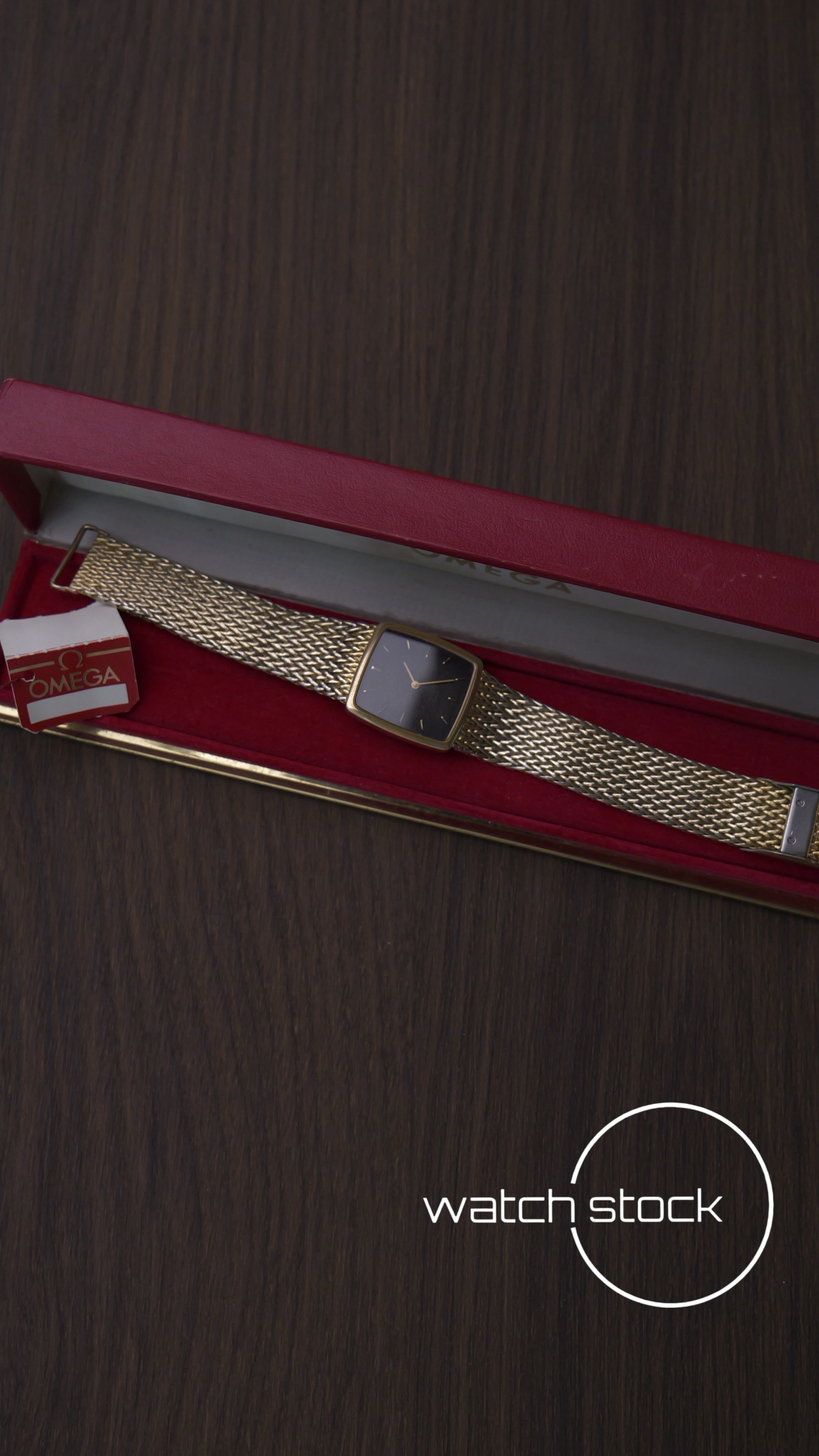 Omega De ville 1980 vintage 33mm con bracciale integrato Quartz