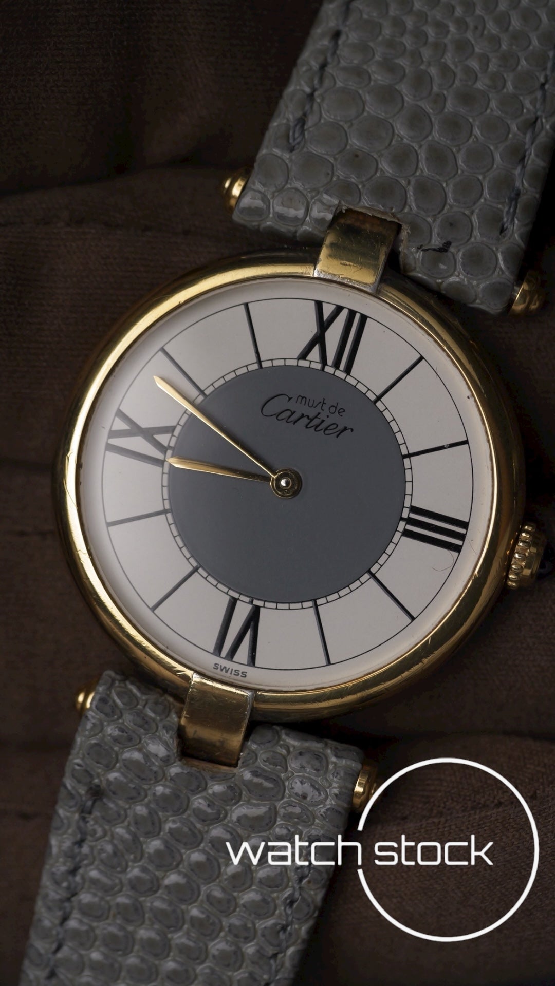 Coppia Cartier Vermeil referenza 590003/590004