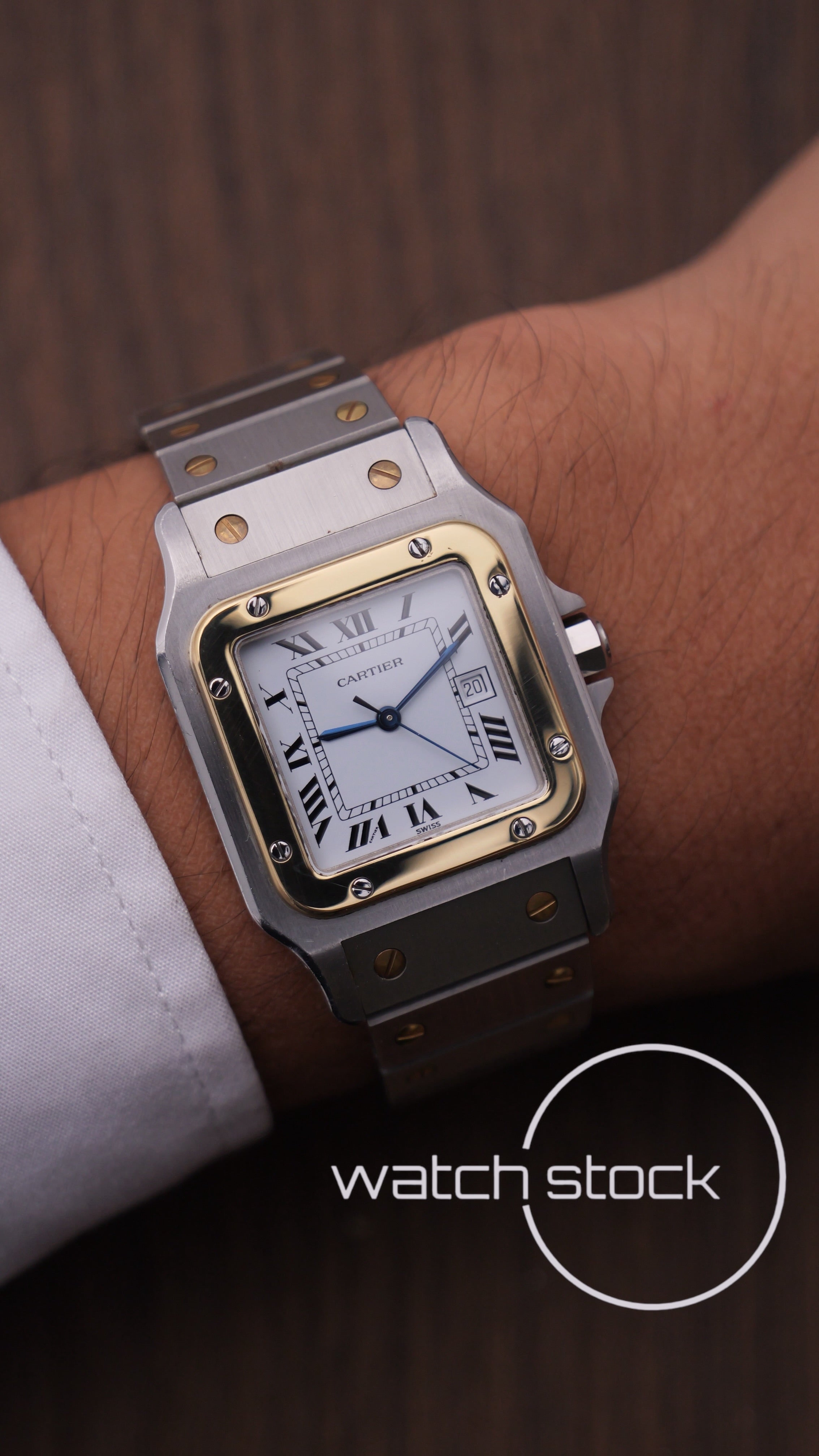 Cartier santos carré ref.2961 Automatic vintage 29x41mm