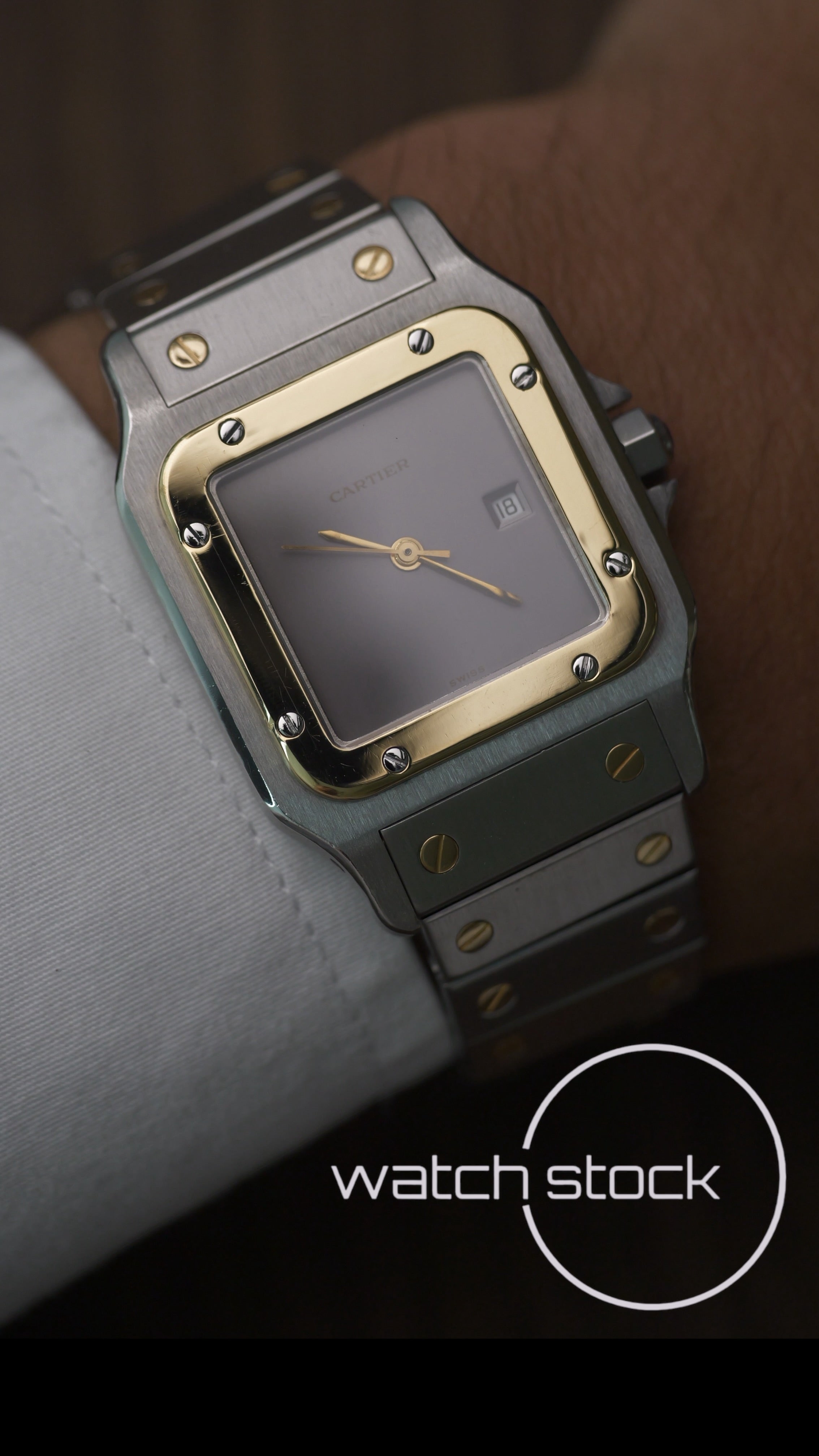 Cartier santos ghost carré ref.2961 Automatic vintage 29x41mm