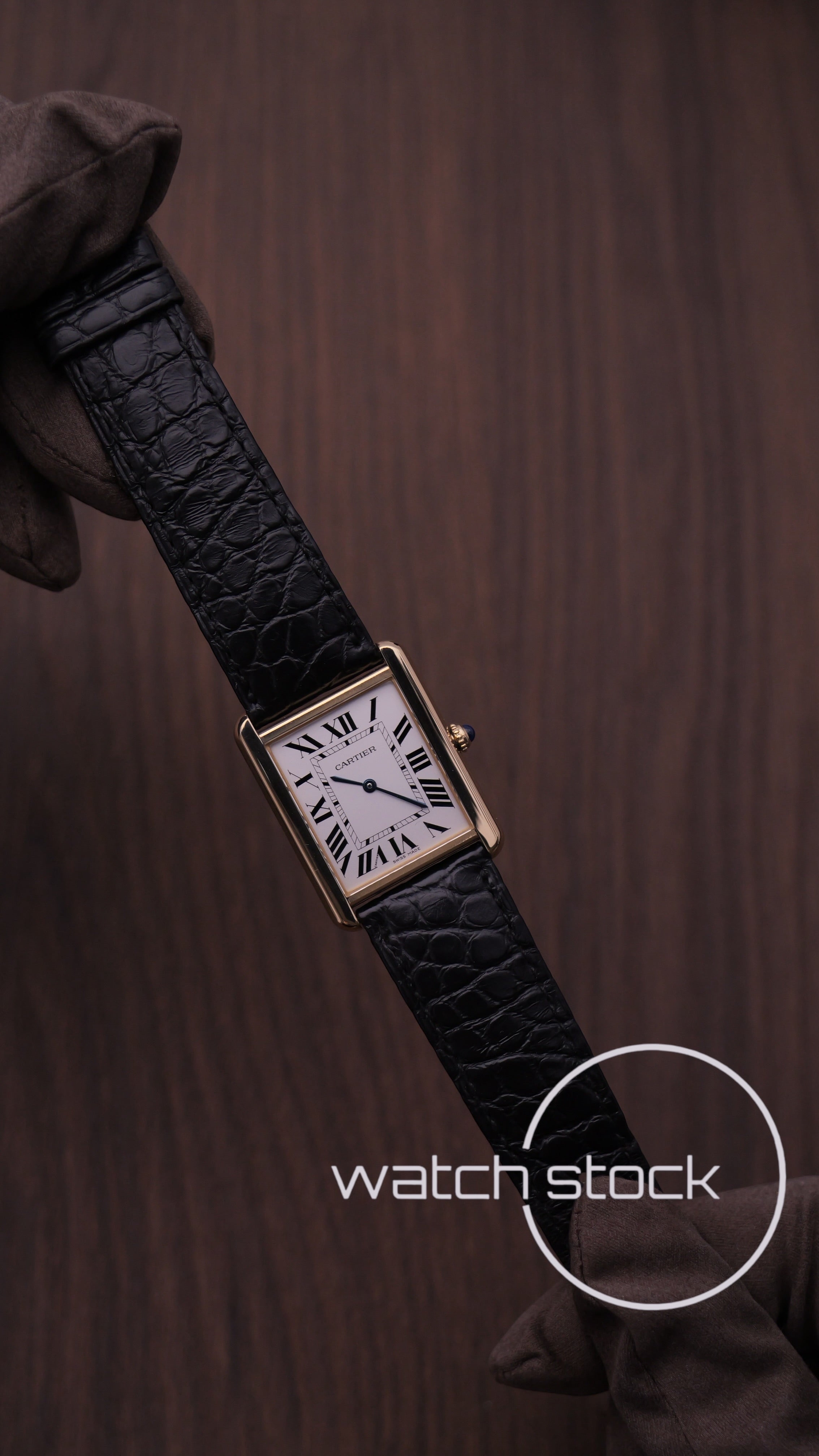 Cartier tank Solo Large 18Kt GOLD ref.2742 27x35mm quartz