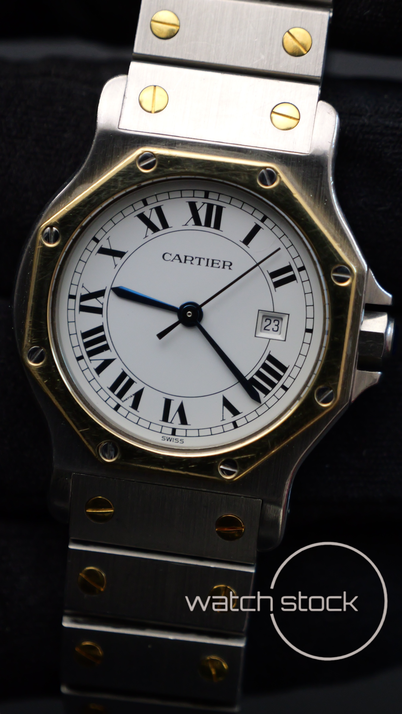 Cartier santos Octagon 30mm (Large) men santos de cartier 2966 Automatic
