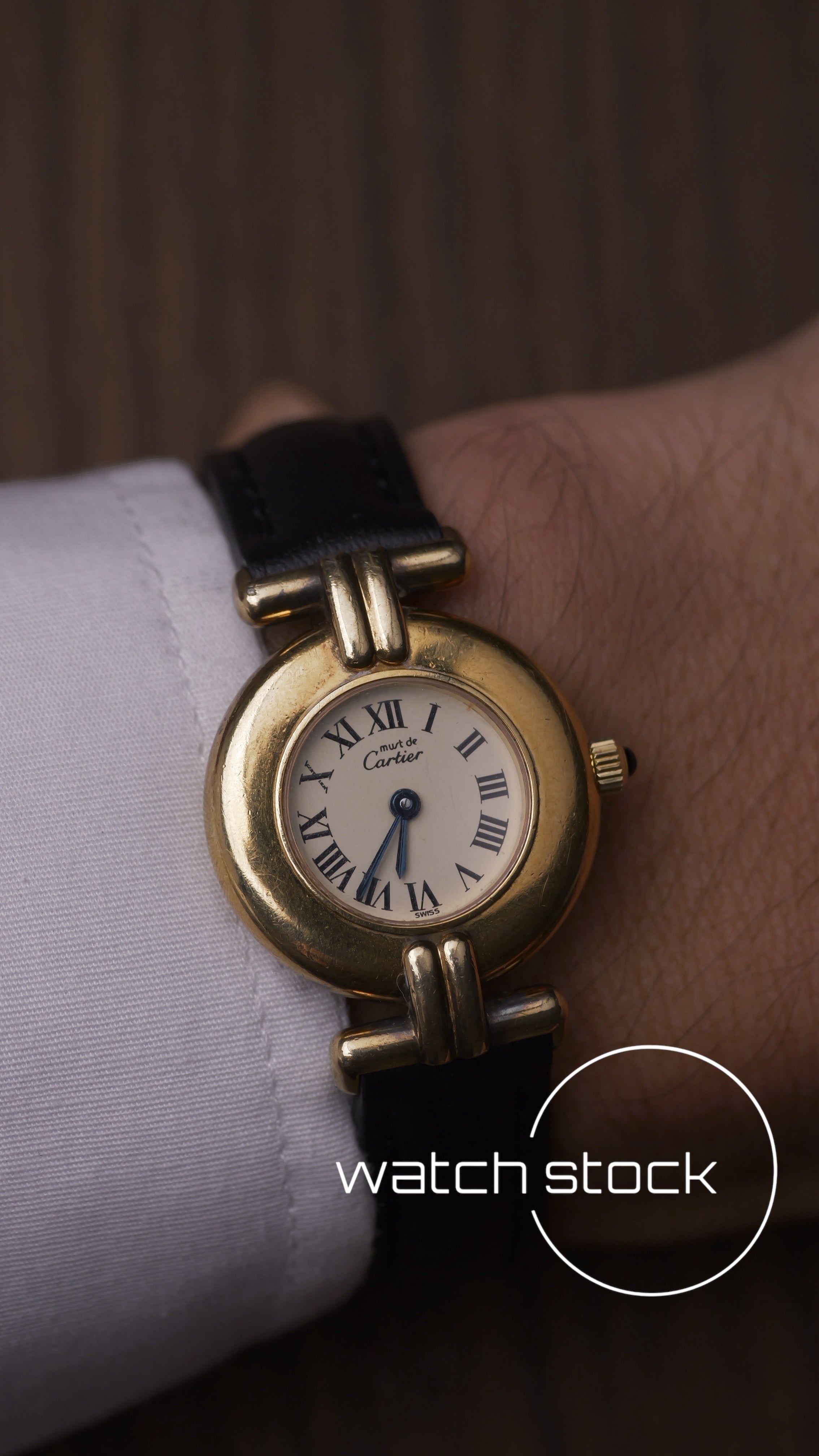 Cartier colisee 24mm ref. 590002  cream dial quartz