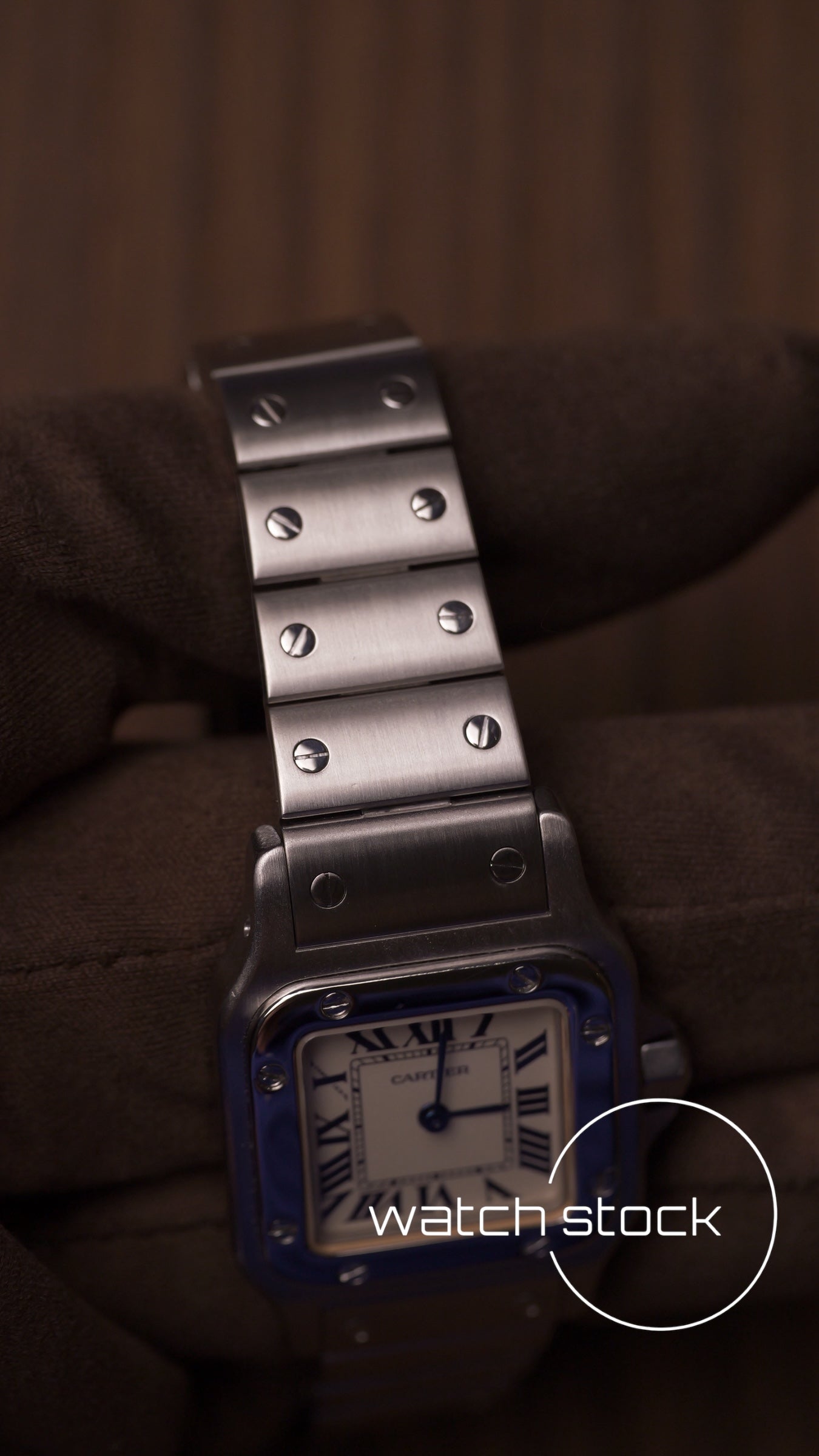 Cartier santos galbee quartz 24x35mm ref.1565