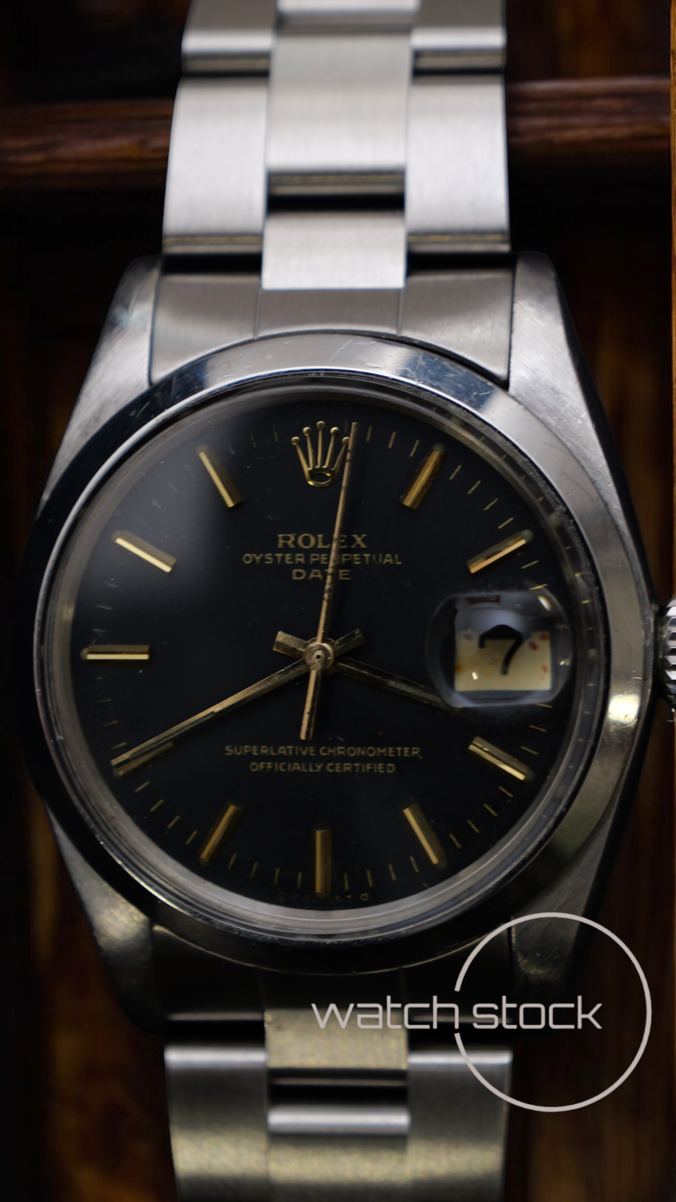 Rolex oyster perpetual 35 mm (special edition) mercato britannico ref.1500 with box