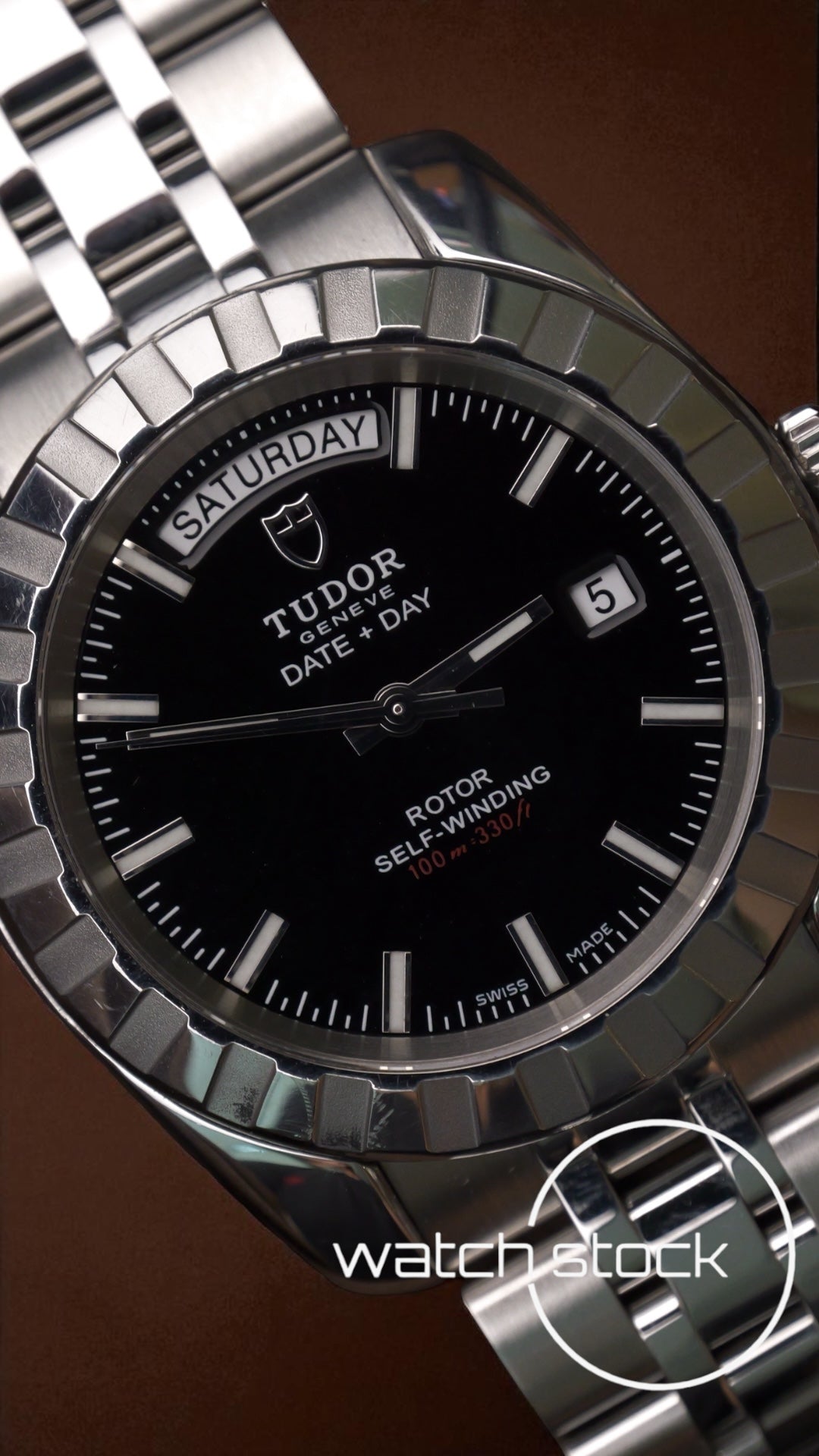 Tudor date+day automatic 39 mm ref 23010 anno 2007