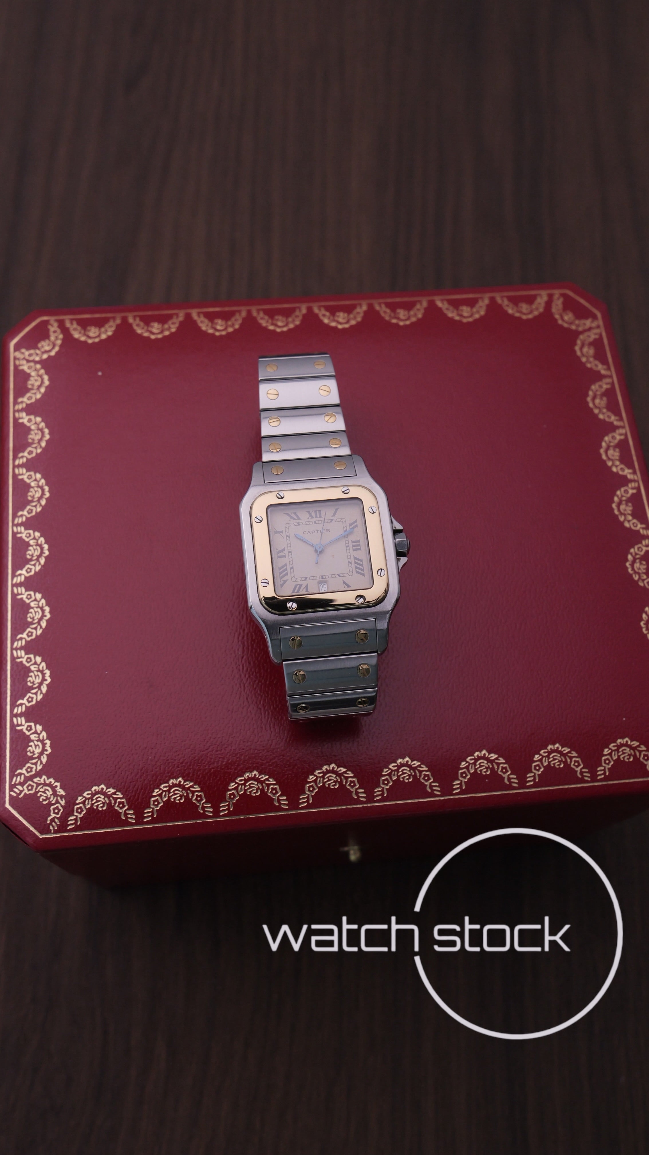 Cartier santos galbee 29x41mm Ref. 187901