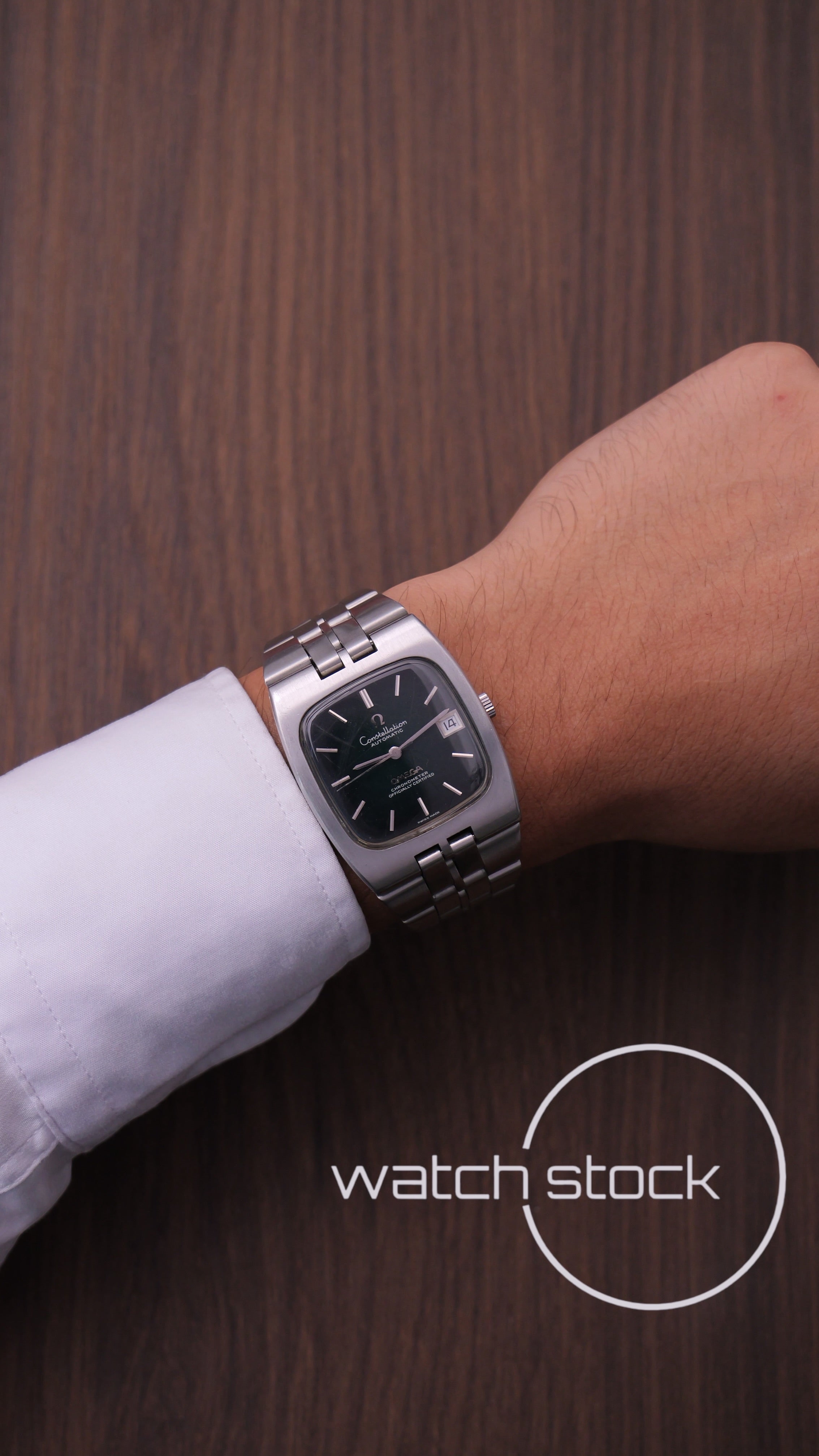 Omega Geneve Green degrade Dial 36mm automatic