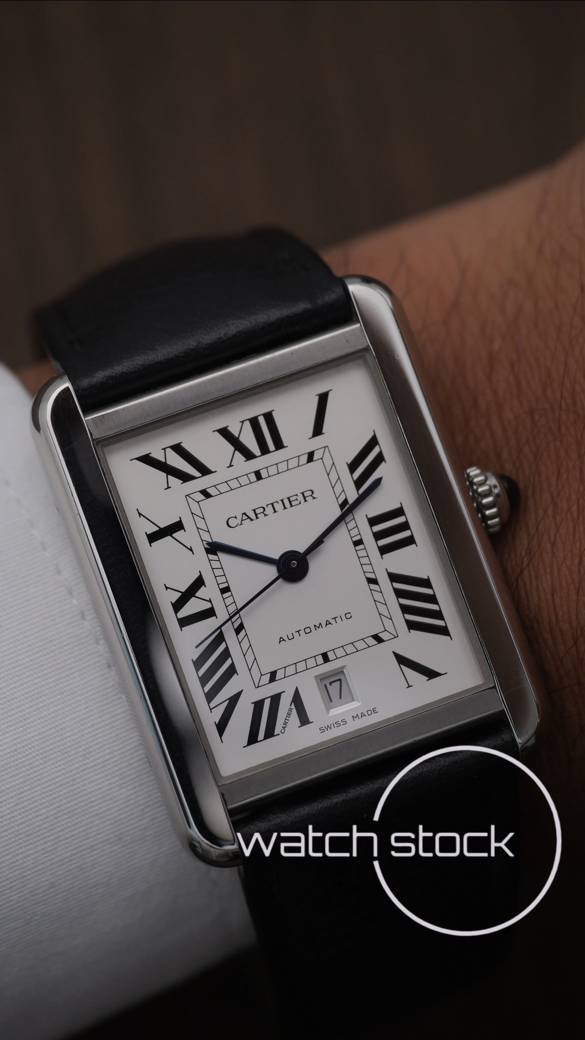 Cartier tank solo XL automatic 2018 ref. 3800 Full set