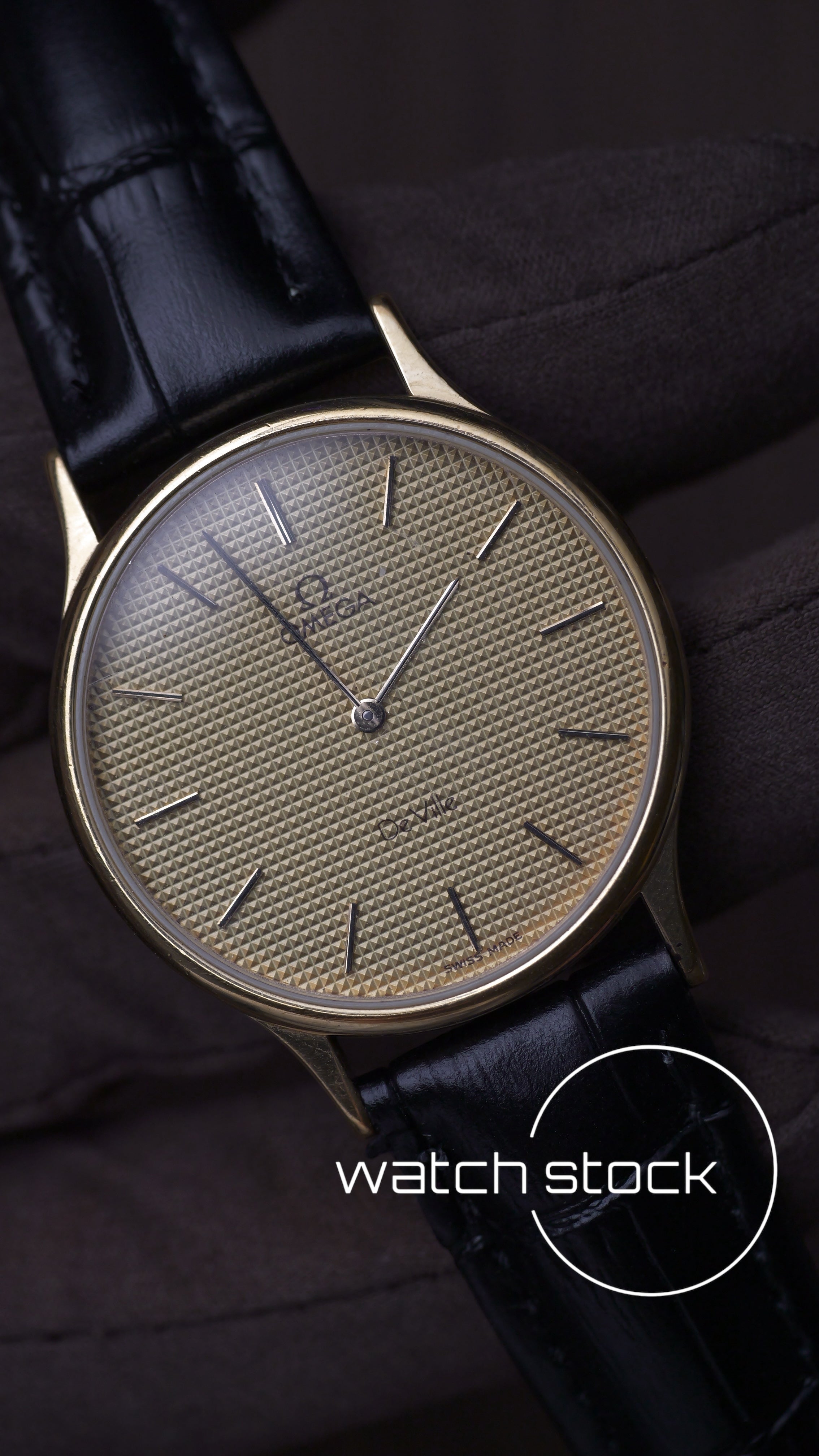 Omega De ville vintage 33mm placcato oro