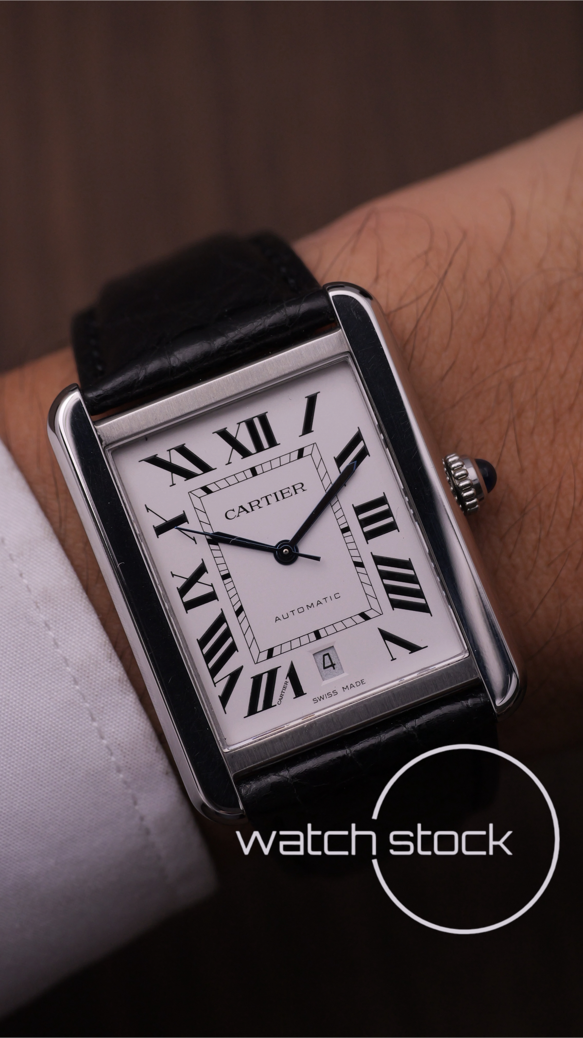 Cartier tank solo XL automatic 2017 ref. 3515 Full set