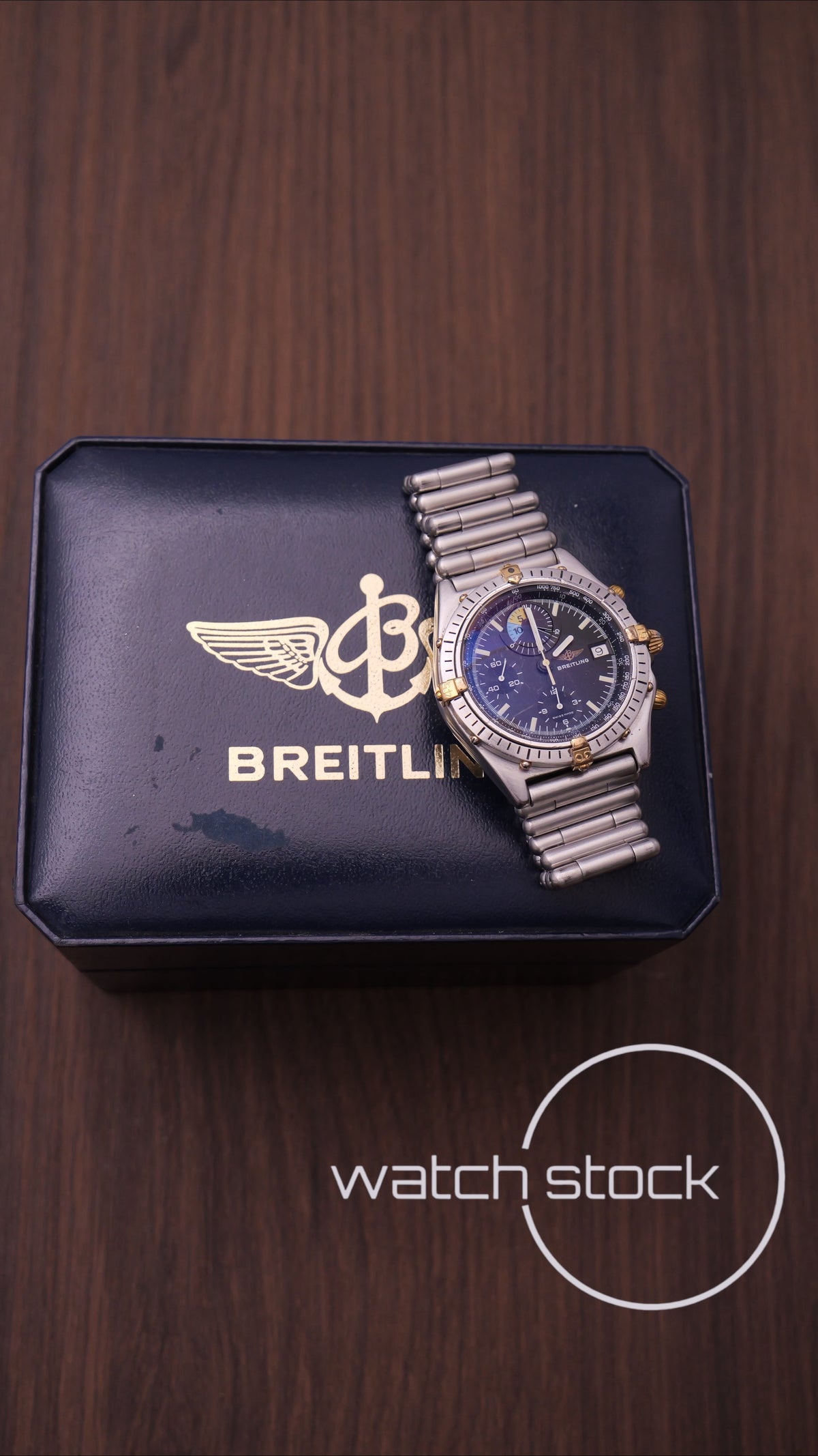 Breitling chronomat Yachting regatta black dial ref.81.950 bracciale a cartucciera + Box