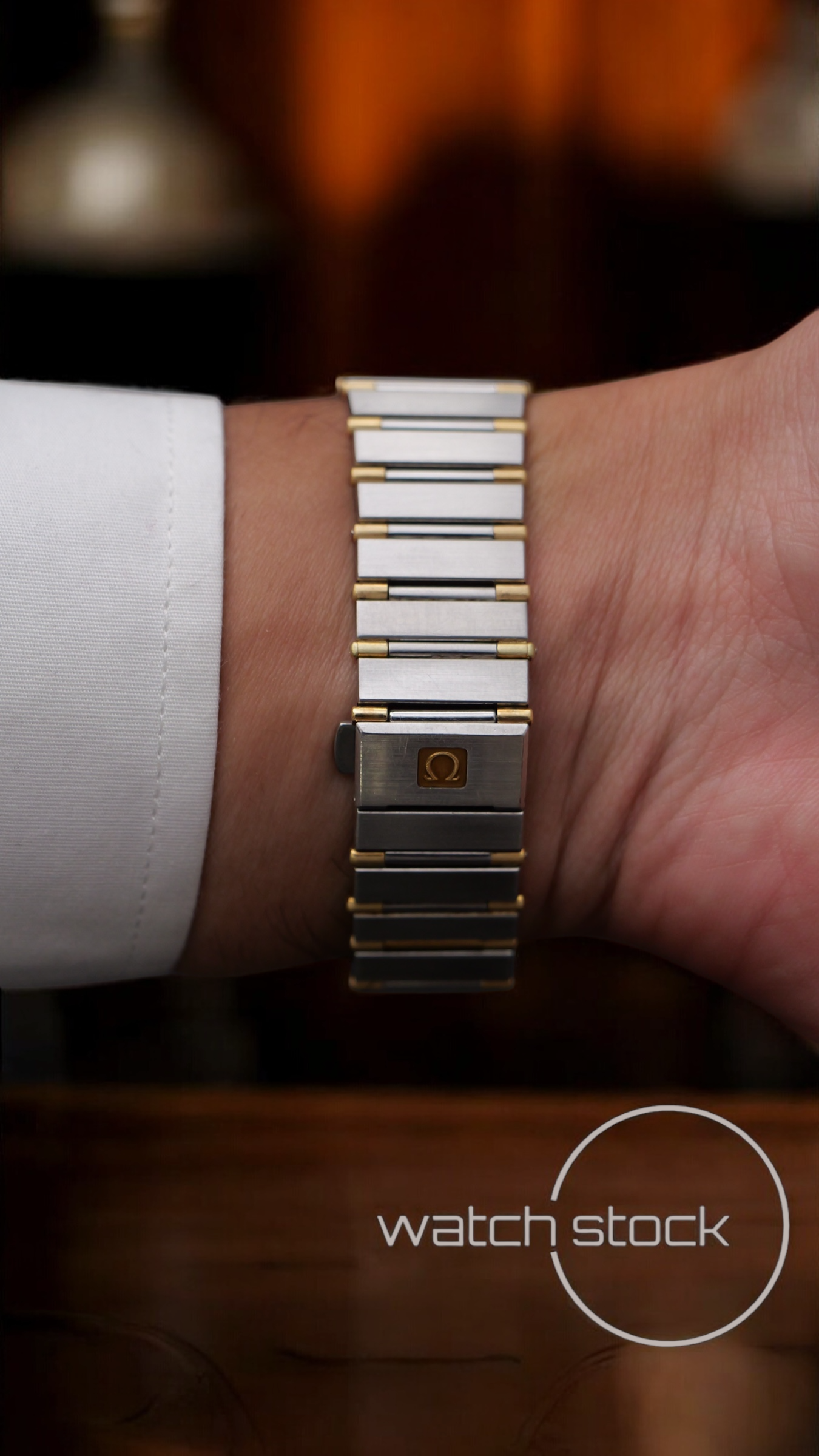 Omega constellation daydate quarz (34mm) yellow dial vintage