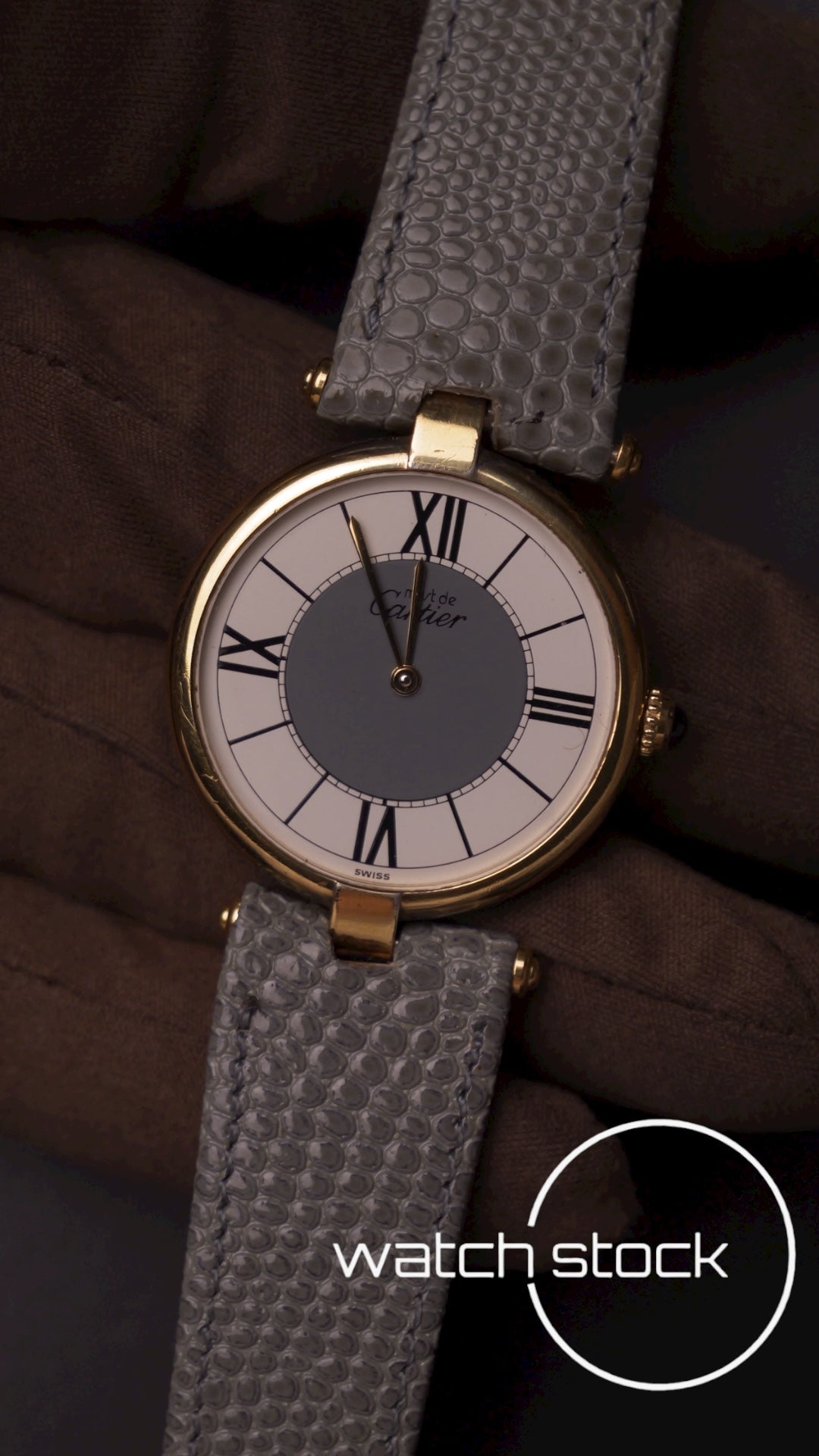 Coppia Cartier Vermeil referenza 590003/590004