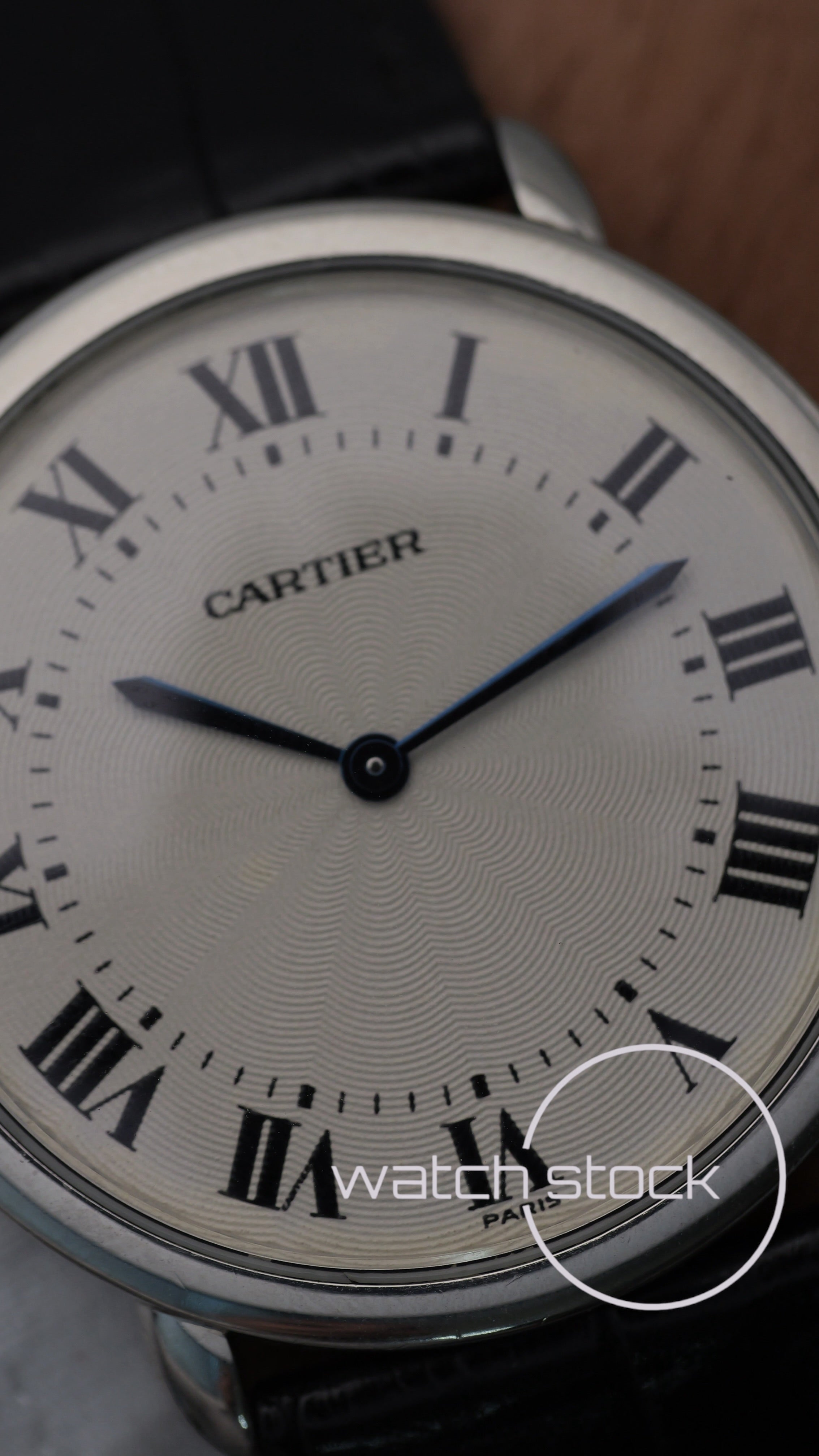 Cartier Ronde Louis Cartier 36mm ref.1297 MOLTO RARO Platino e Oro Bianco
