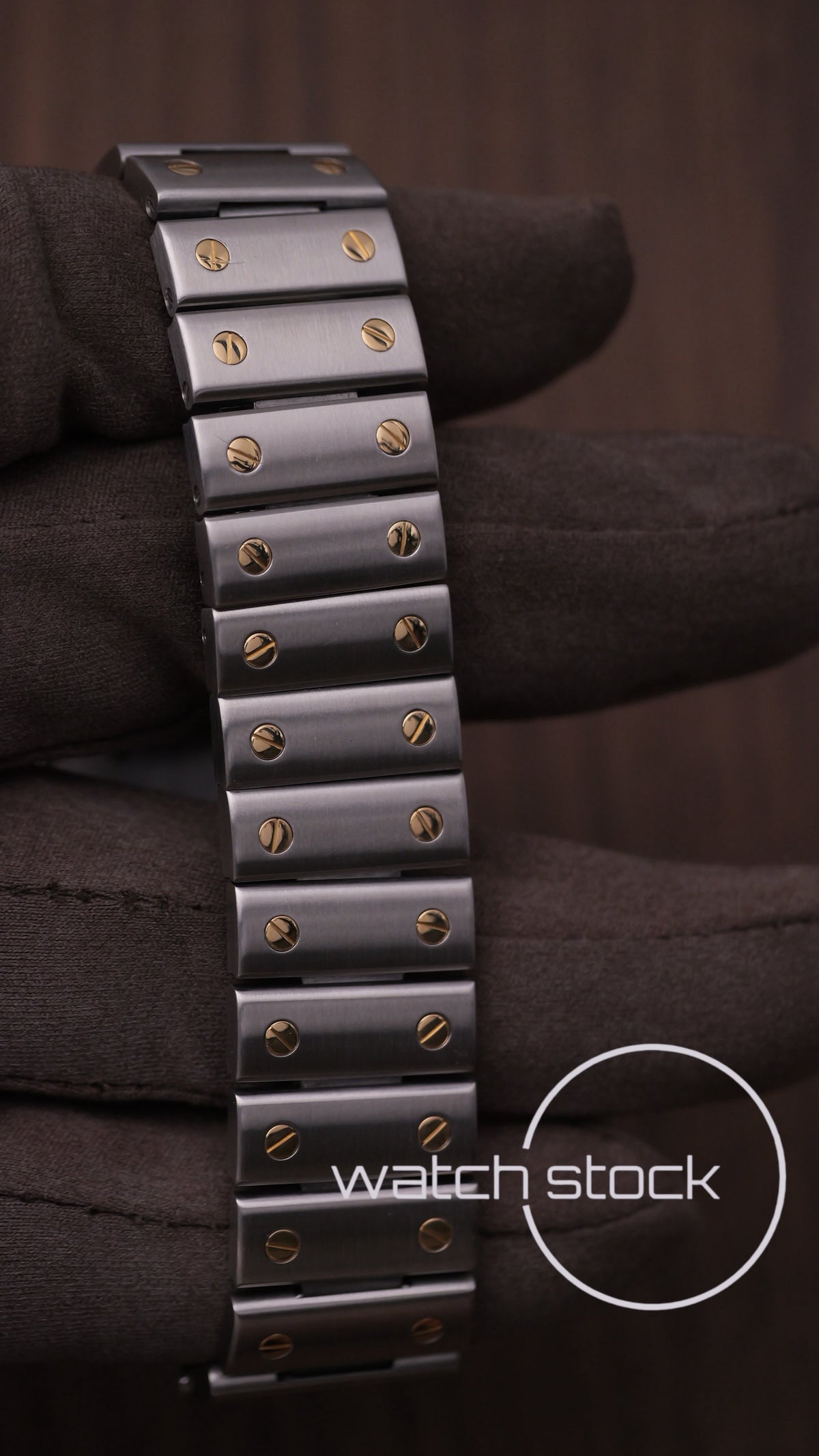 Cartier santos galbee XL Gold Steel ref.2823 Automatic 32x45mm