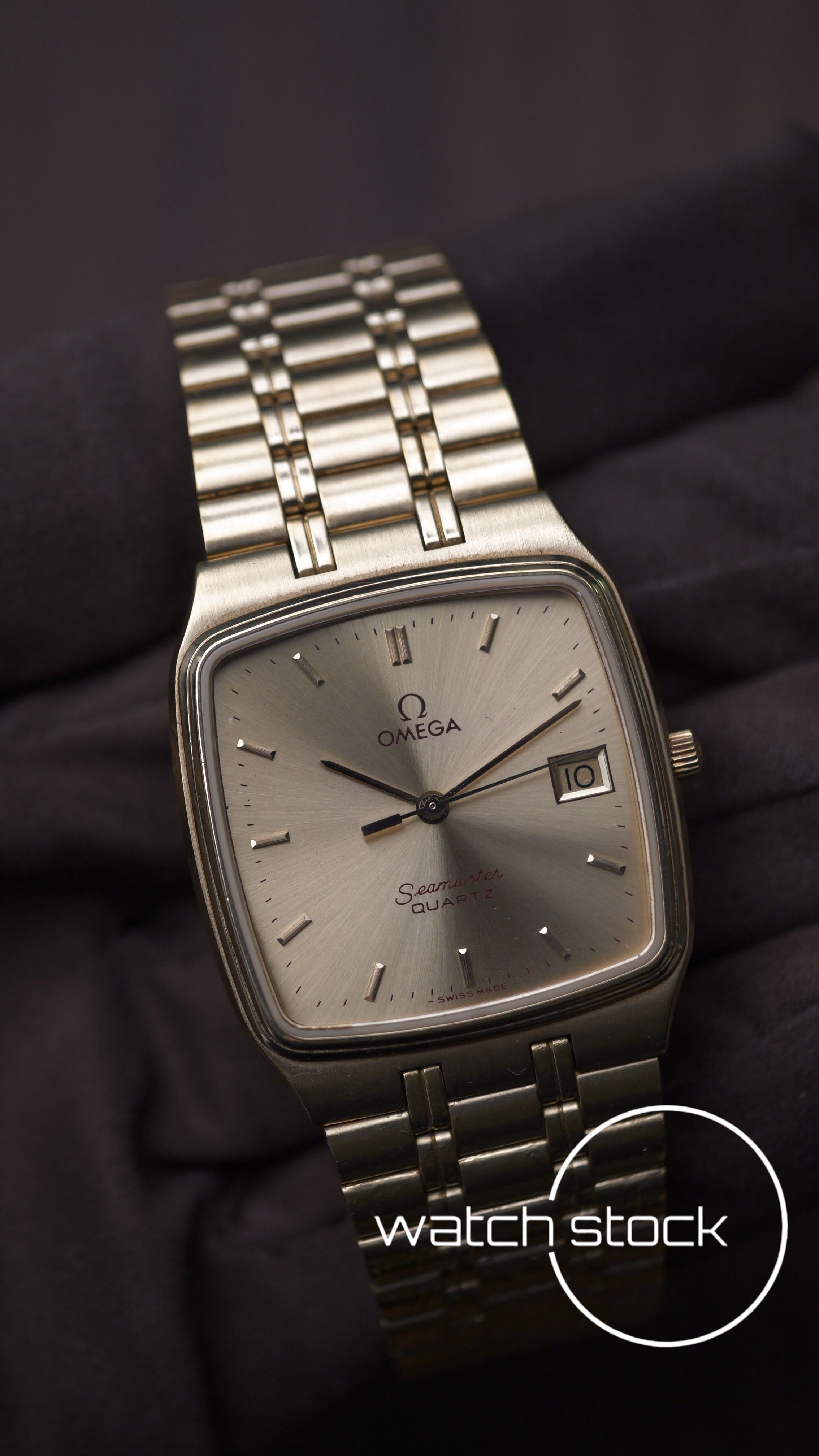 Omega Seamaster 1984 vintage scritte rosse 33mm