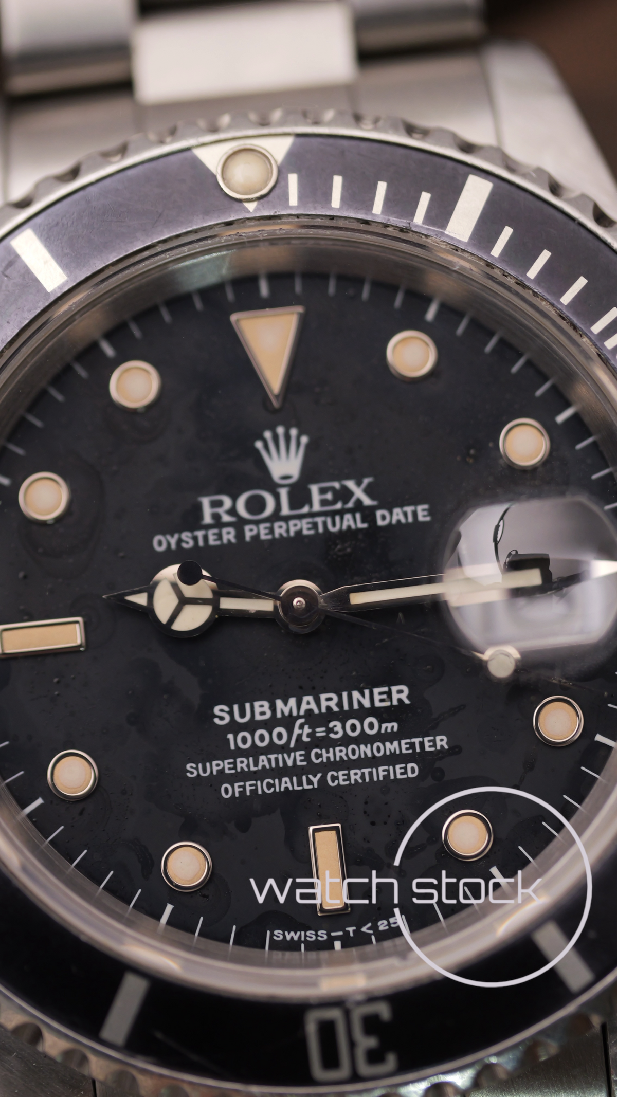 Rolex Submariner Ref.16610 tropical dial 40mm 1989