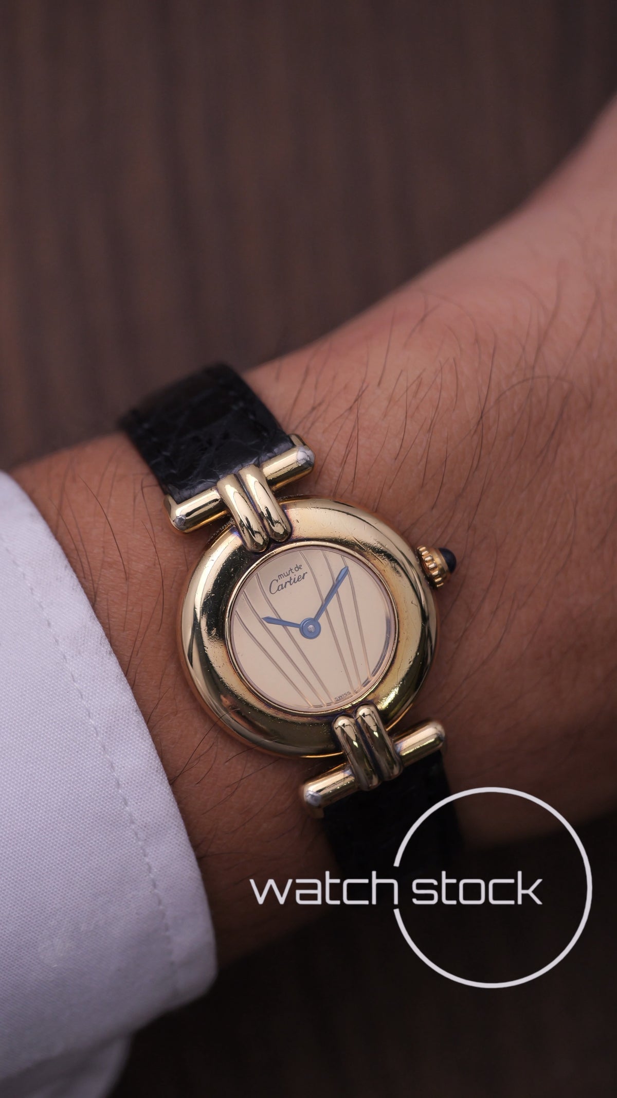Cartier colisee 24mm ref. 590002  cream dial quartz