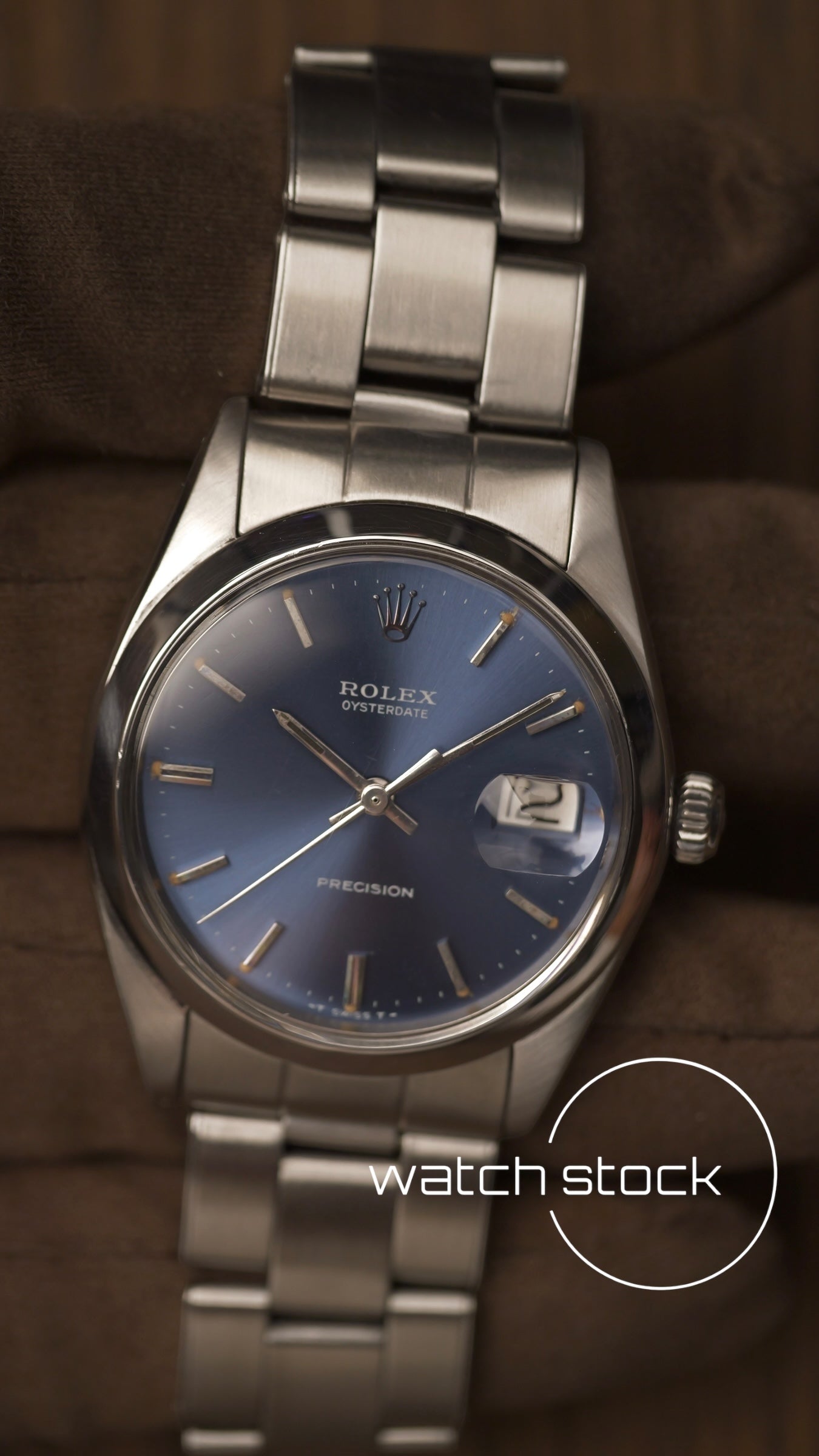 Rolex precision 34mm ref.6694 blue dial