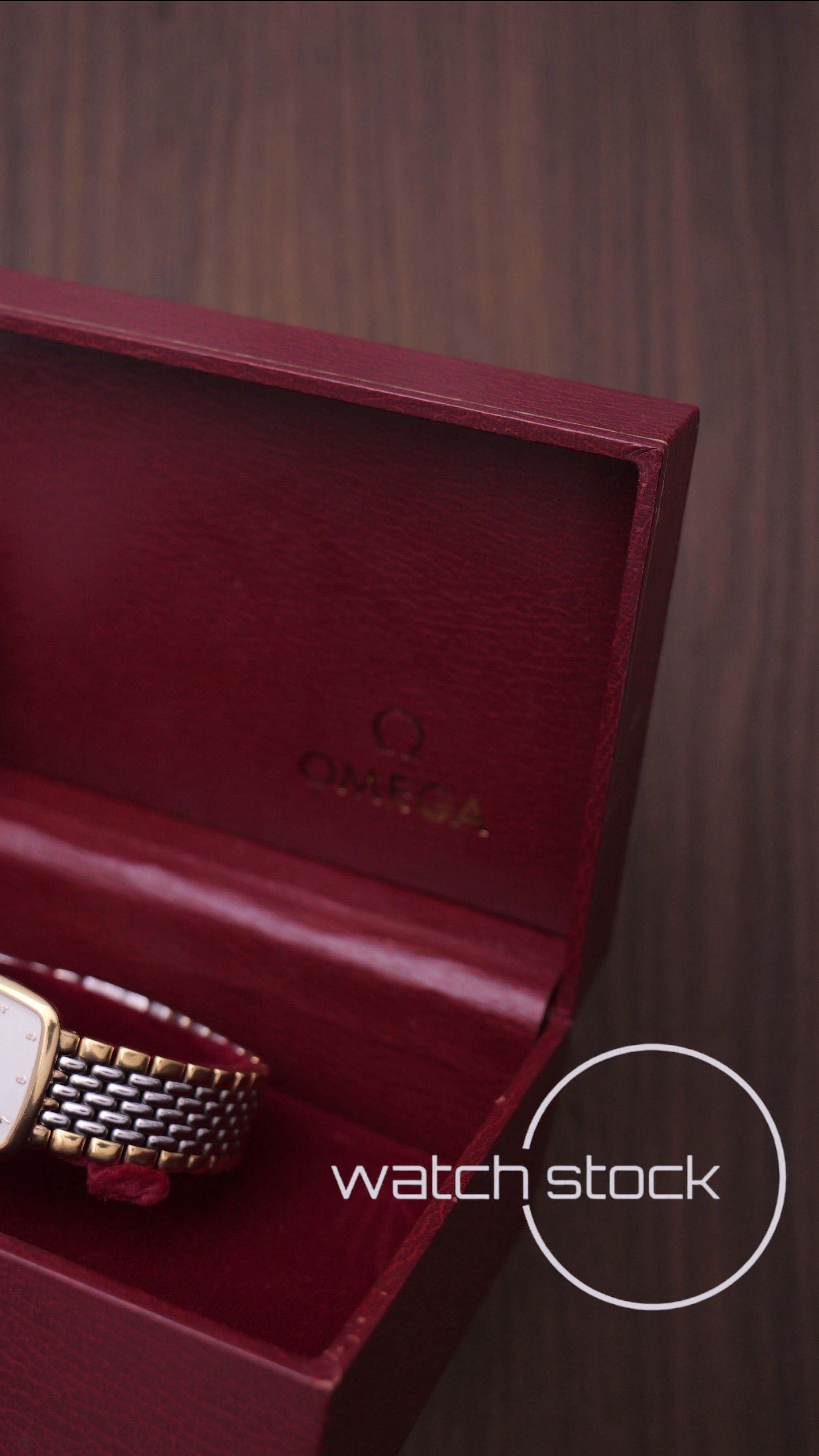 Omega De ville vintage chicchi di riso quadrante onde Quartz 1986