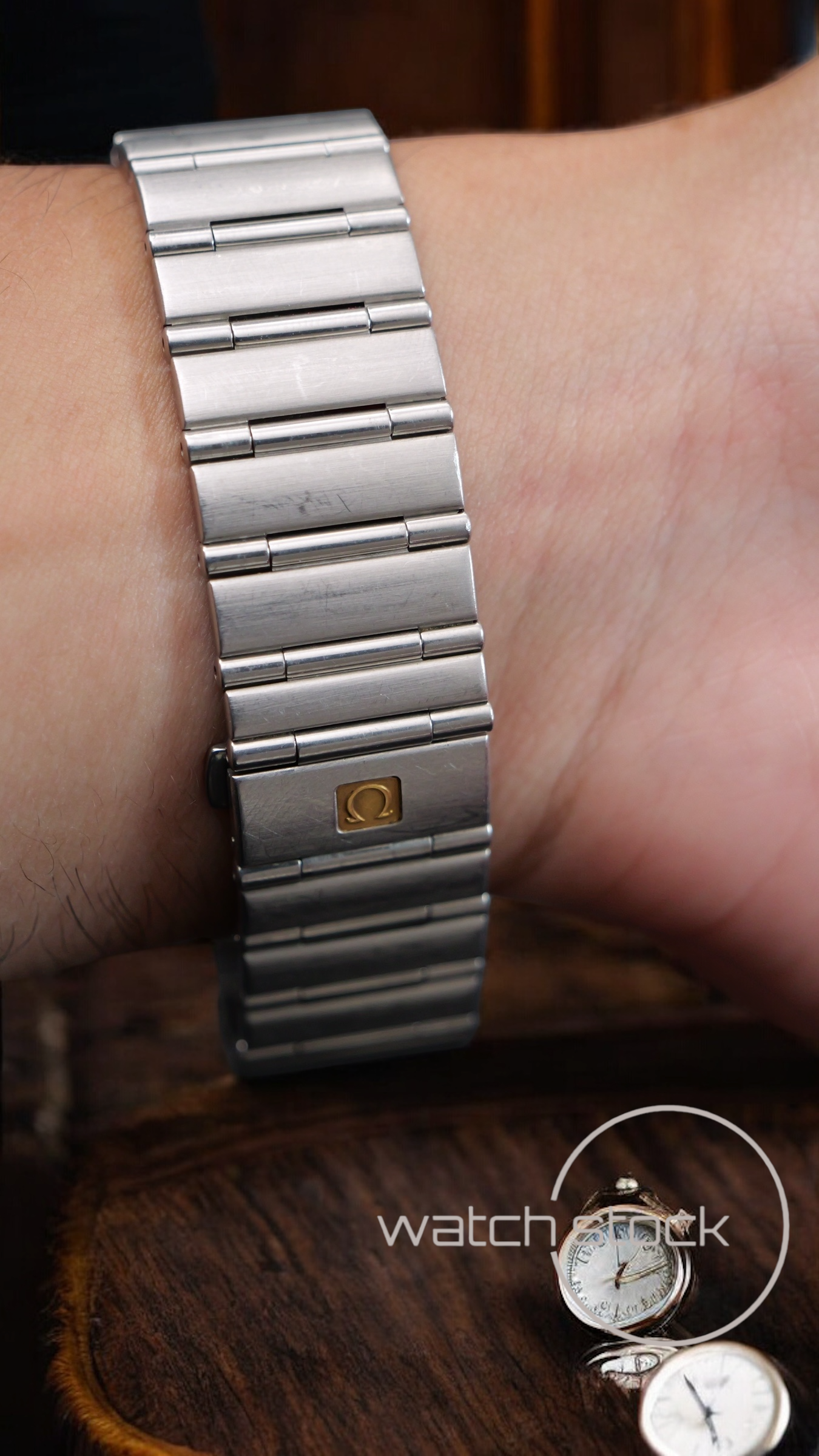 Omega constellation double Eagle chrono (39mm) white dial with box