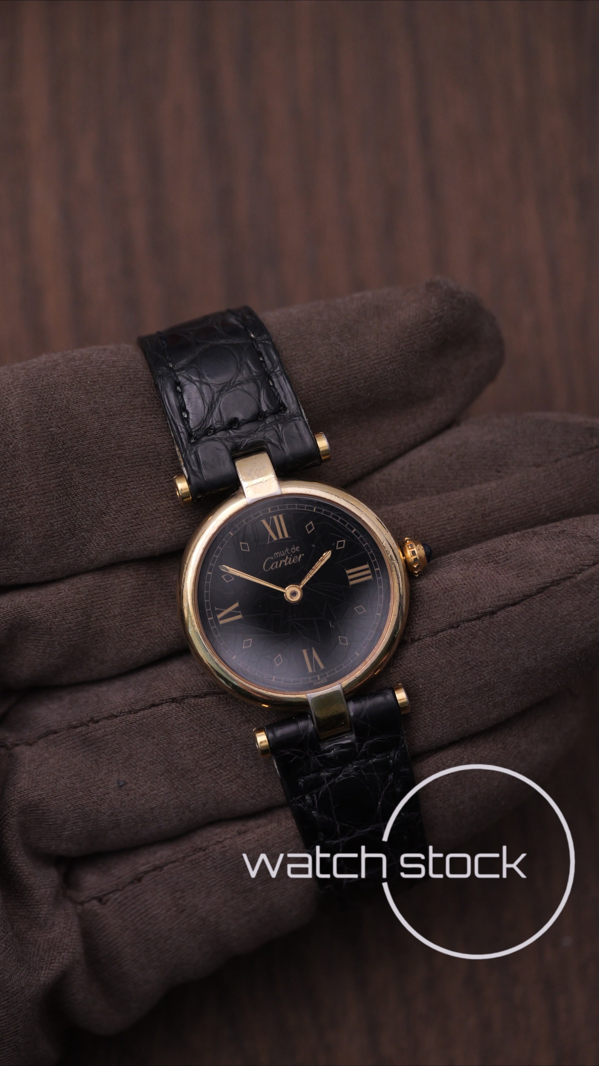 Cartier Vendome 24mm ref. 590004 lady FULL SET 1989