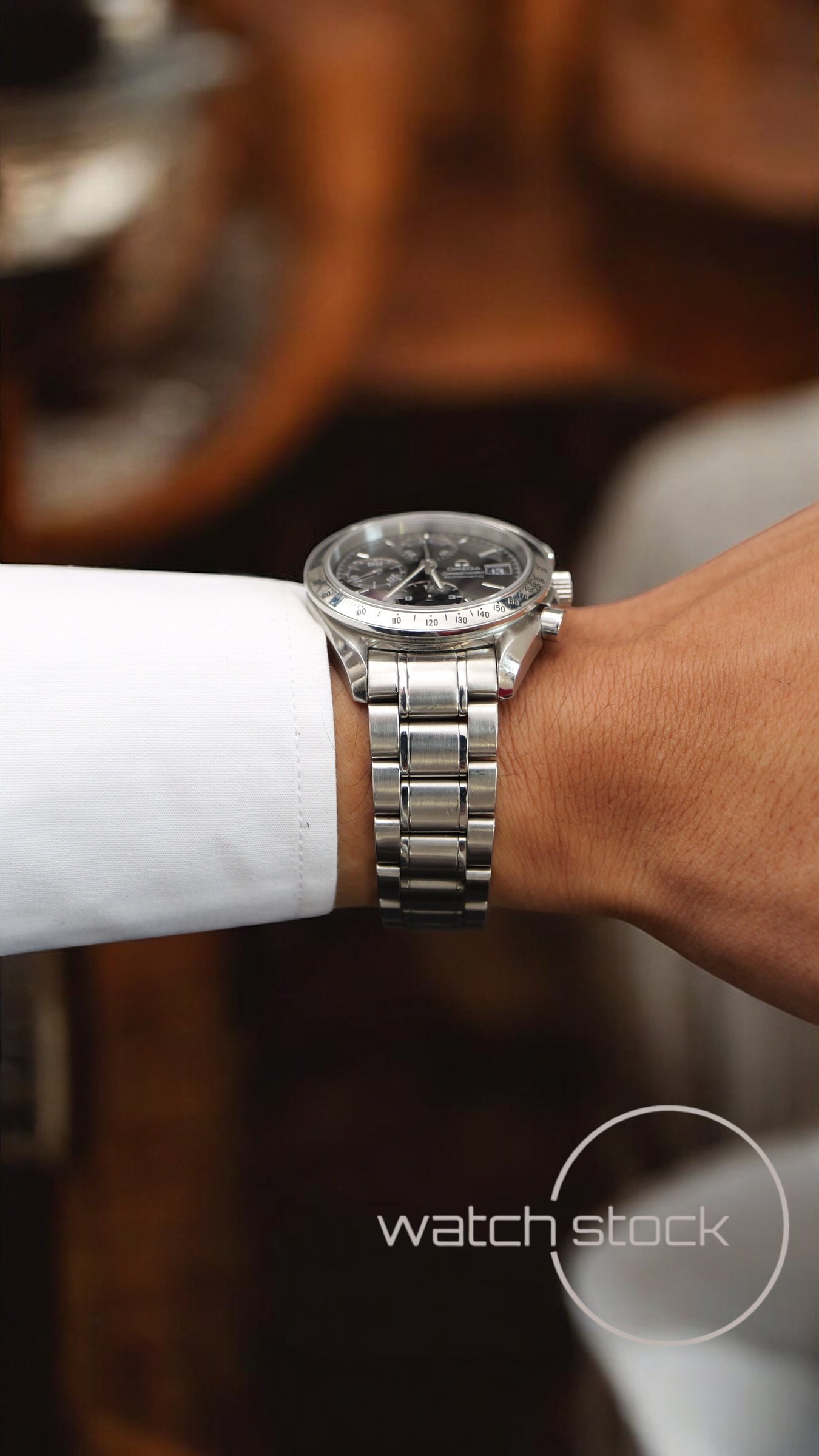 Omega speedmaster date (39mm) condizioni eccezionali Ref. 3513.50 automatic black dial