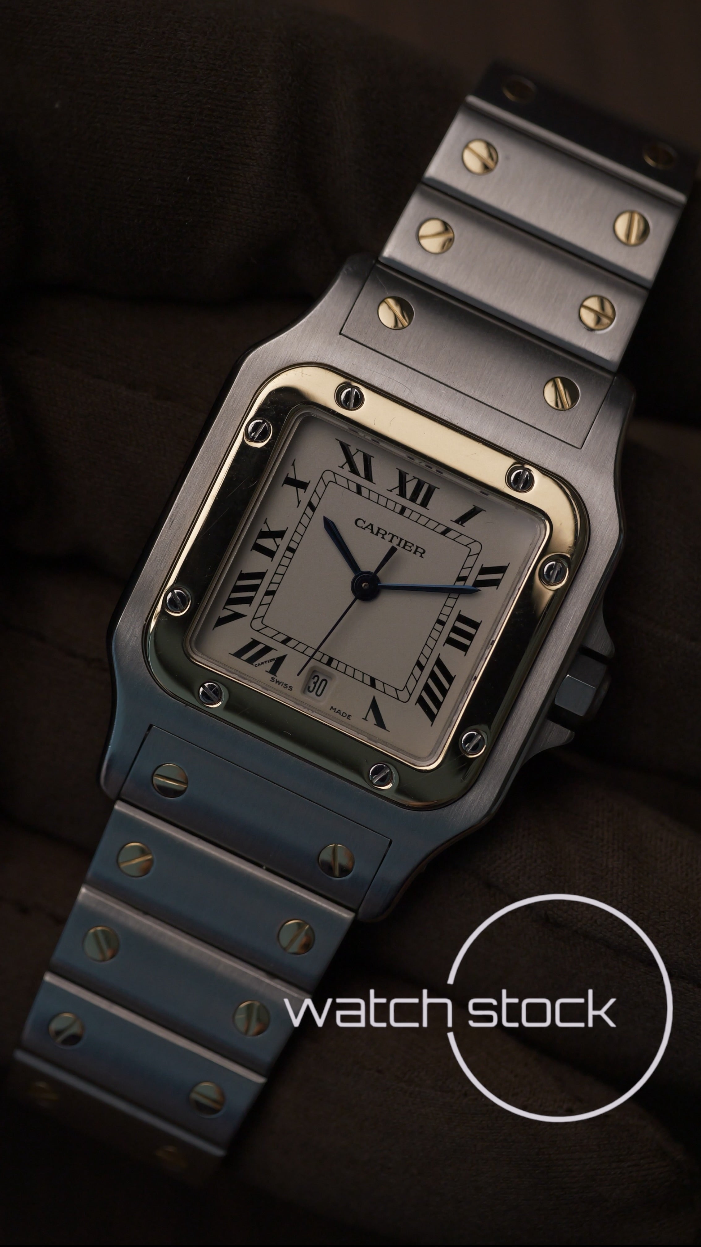 Cartier santos galbee 29x41mm Ref. 1566 box+libretti