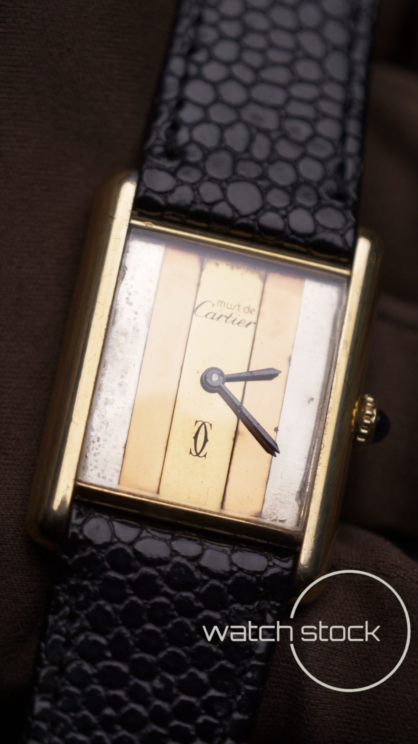 Cartier Tank TG6 ref160800 quadrante trinity 1970