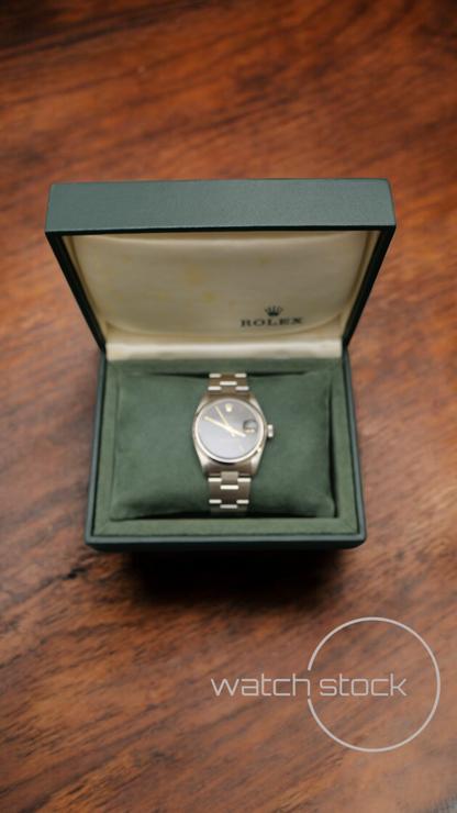 Rolex oyster perpetual 35 mm (special edition) mercato britannico ref.1500 with box