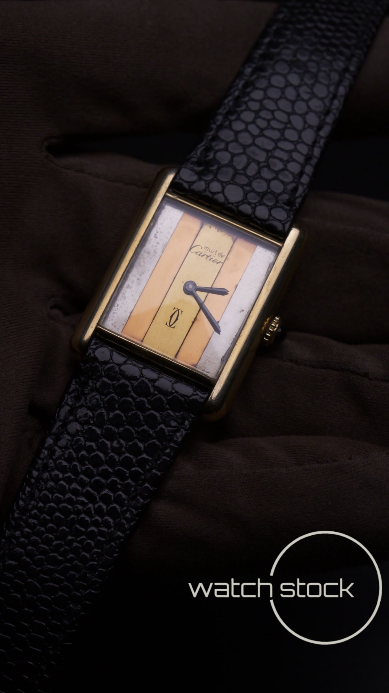 Cartier Tank TG6 ref160800 quadrante trinity 1970