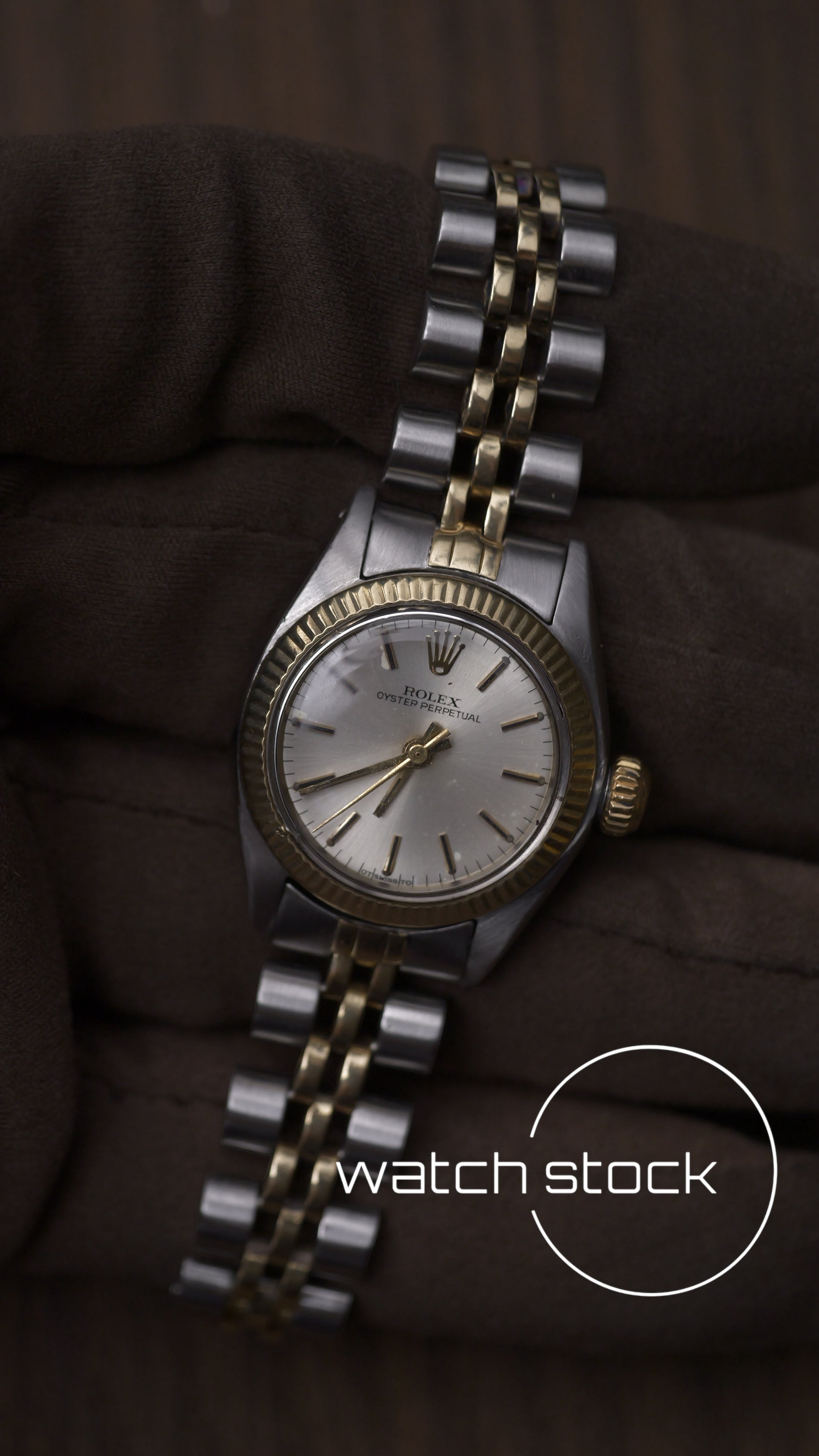 Rolex oyster perpetual 26mm two tone ref. 6719
